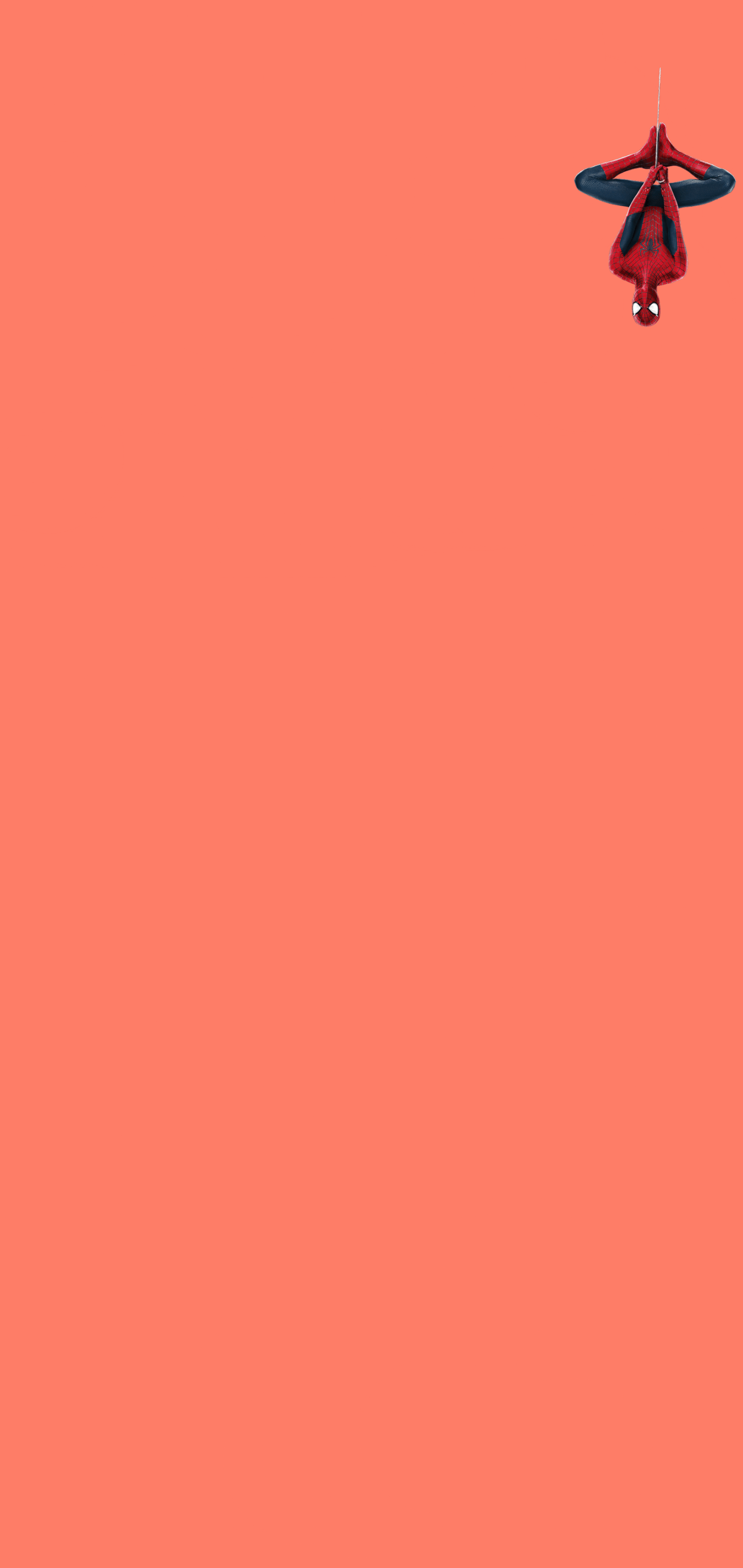1440x3040 Spider Man Hanging Upside Down For Flamingo Pink S10