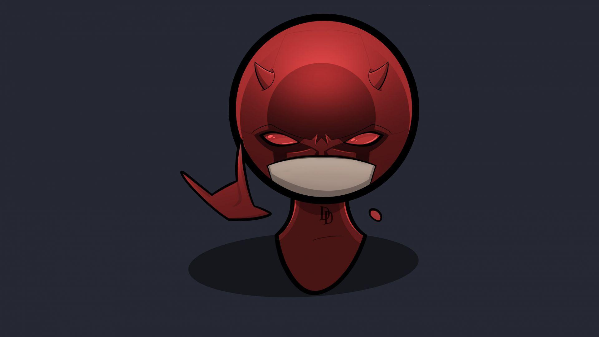 1920x1080 Desktop Wallpaper Daredevil, Minimalism, Face, 5k, HD Image, Picture, Background, U E3q3
