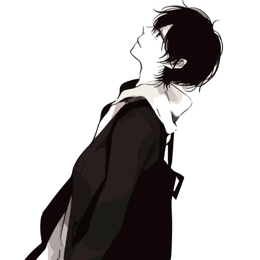 900x900 Download Sad Boy Anime Drawing Wallpaper