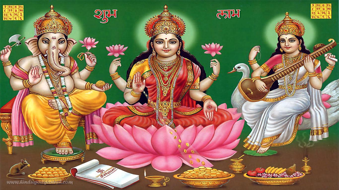 1366x768 Maa Lakshmi Image & picture download free for desktop