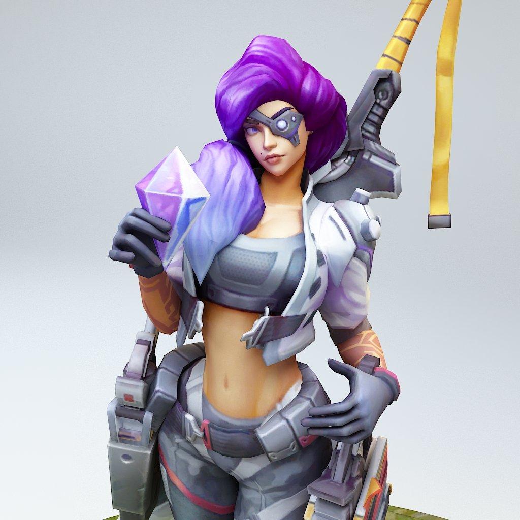 1024x1024 Psyops Samira from League Of Legends