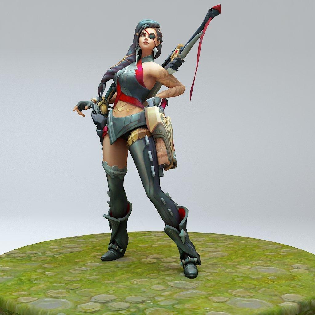 1024x1024 Samira from League Of Legends