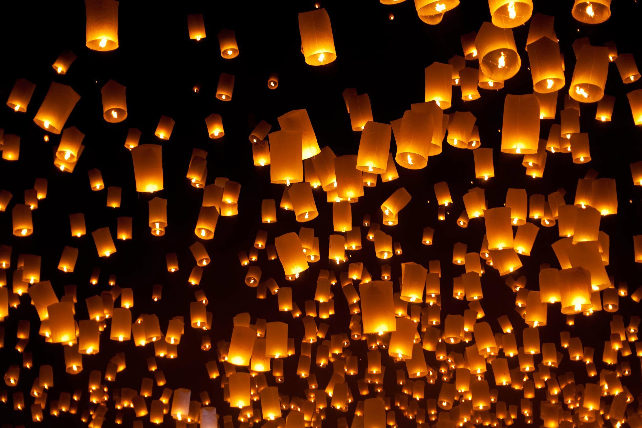 2508x1672 Lantern Festival Wallpaper