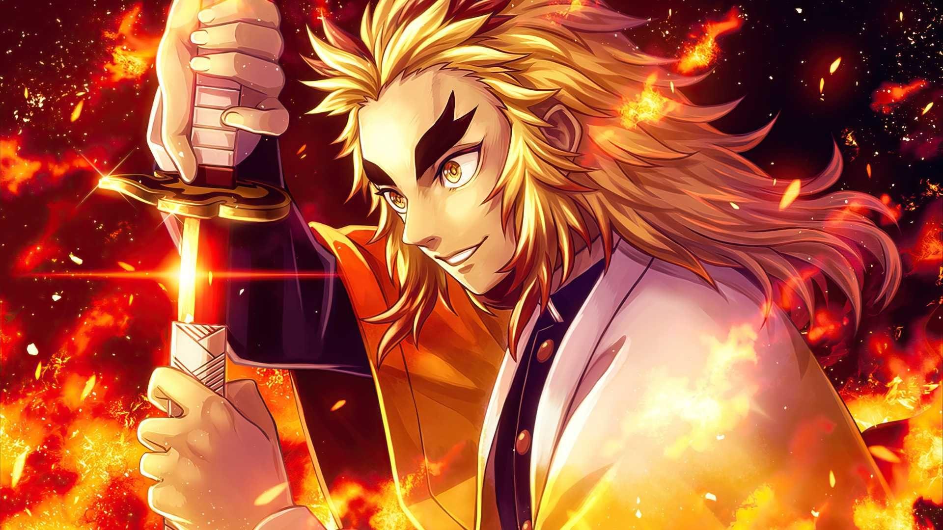 1920x1080 Rengoku Wallpaper ; Top Free Rengoku Background, Picture & Image Download