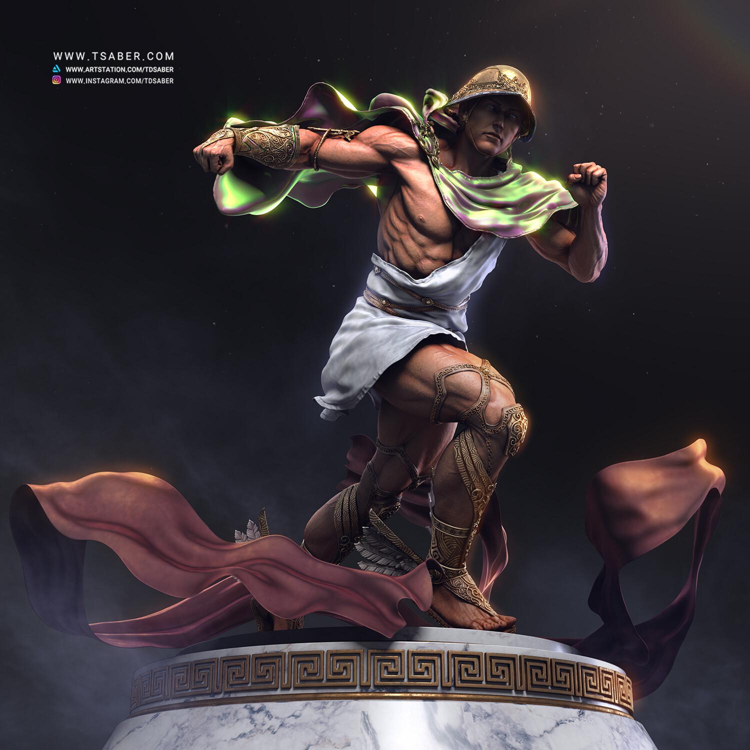 1500x1500 Hermes Statue collectible of Zeus