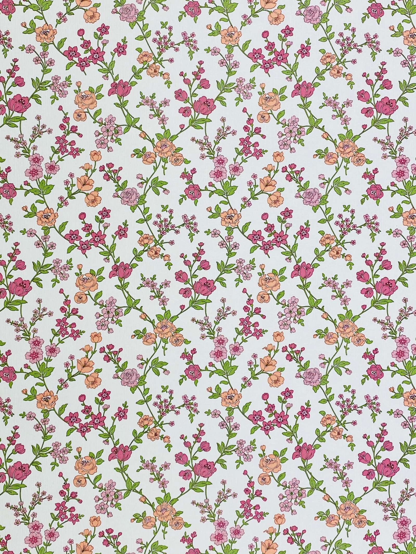 1600x2134 Vintage Wallpaper Shop. Vintage Floral Wallpaper Pink and