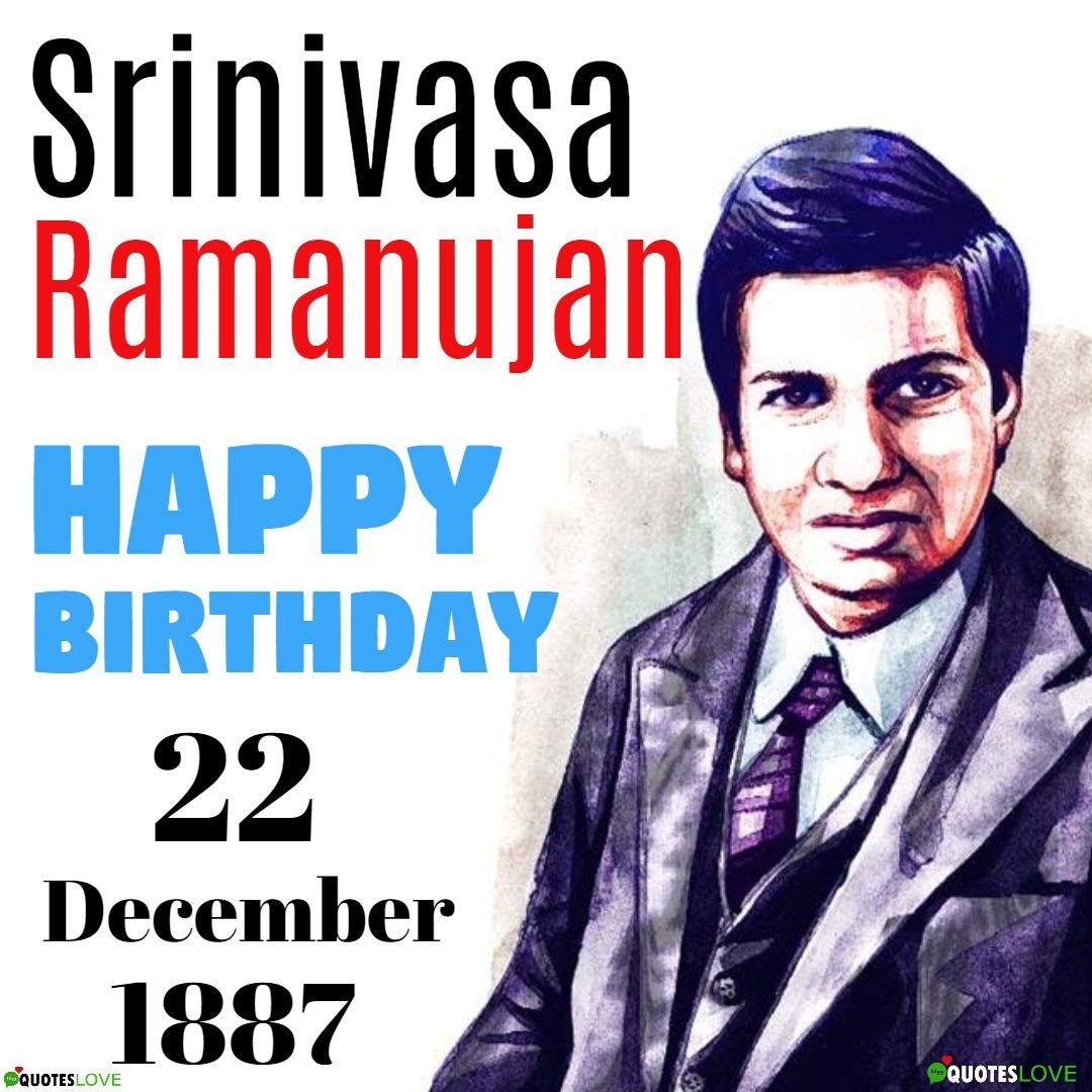 National Mathematics Day 2022 History Significance Remembering Srinivasa  Ramanujan
