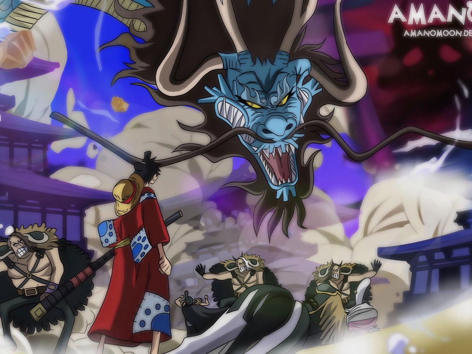 1600x1200 Wallpaper One Piece, Kaido One Piece, Monkey D Luffy • Wallpaper For You