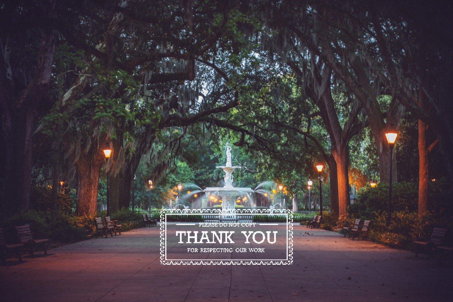 1440x960 Forsyth Park at Dawn Savannah Georgia Fine Art Photography Print Artwork 4x6 to 24x36 Home Decor Wall Art Decoration for Living Room Office : Handmade Products