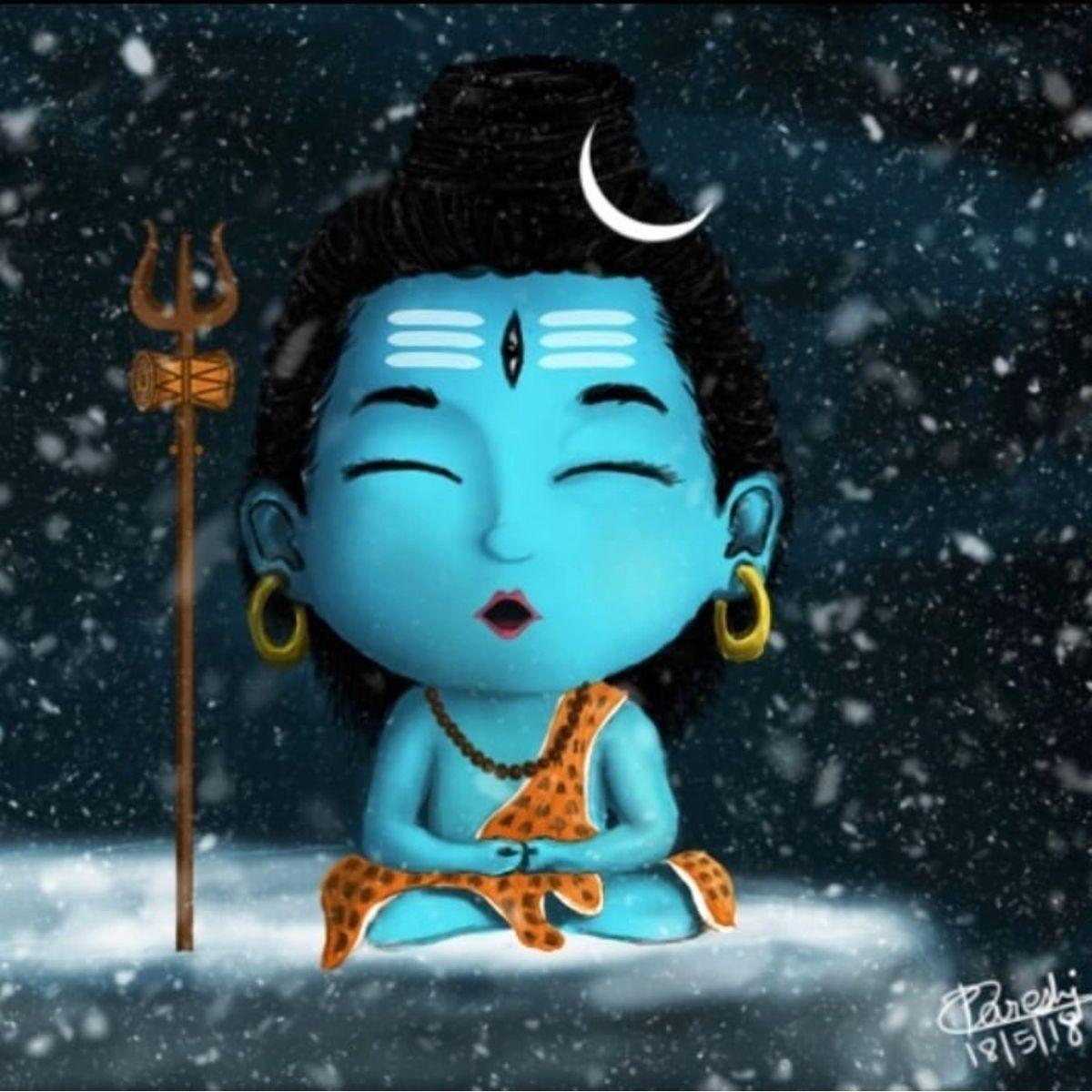 1200x1200 Shiva Cartoons Wallpaper