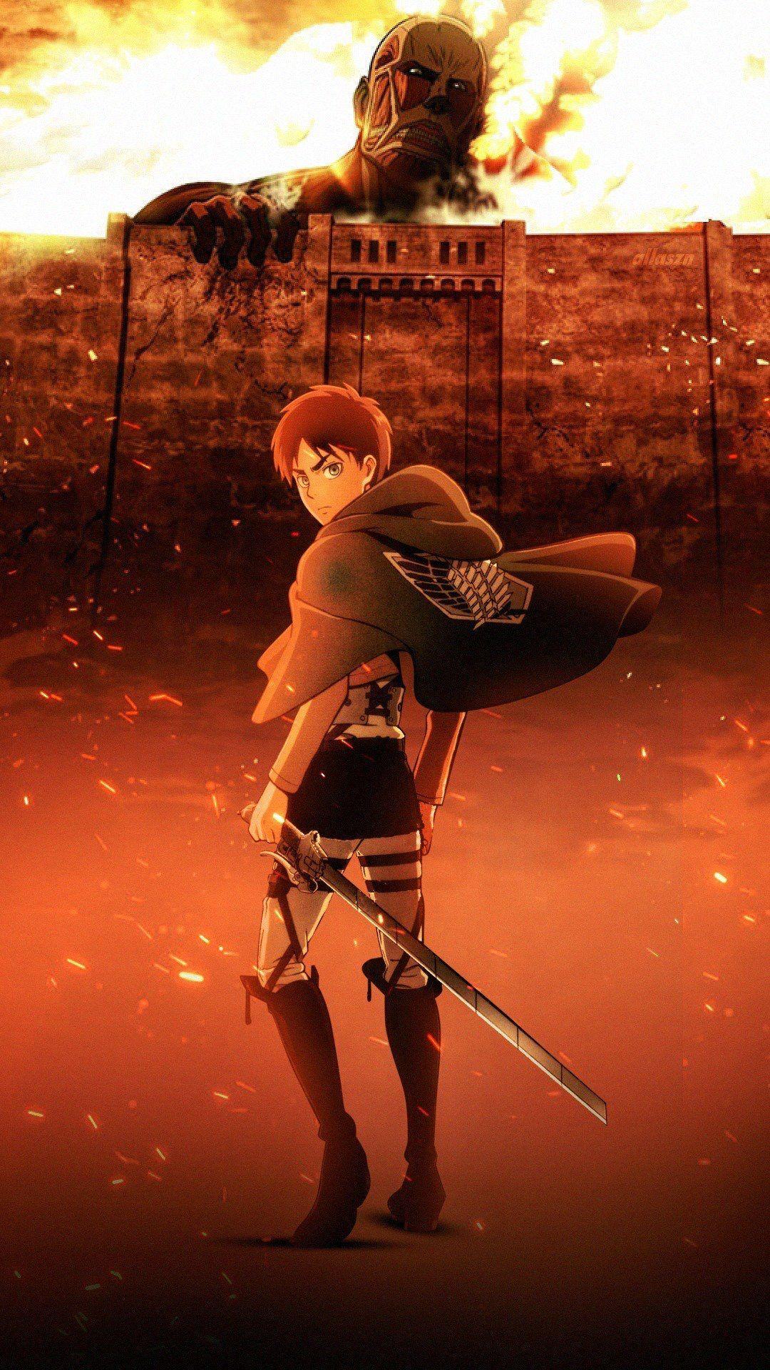 1080x1920 Eren Yeager Wallpaper Eren Yeager Background