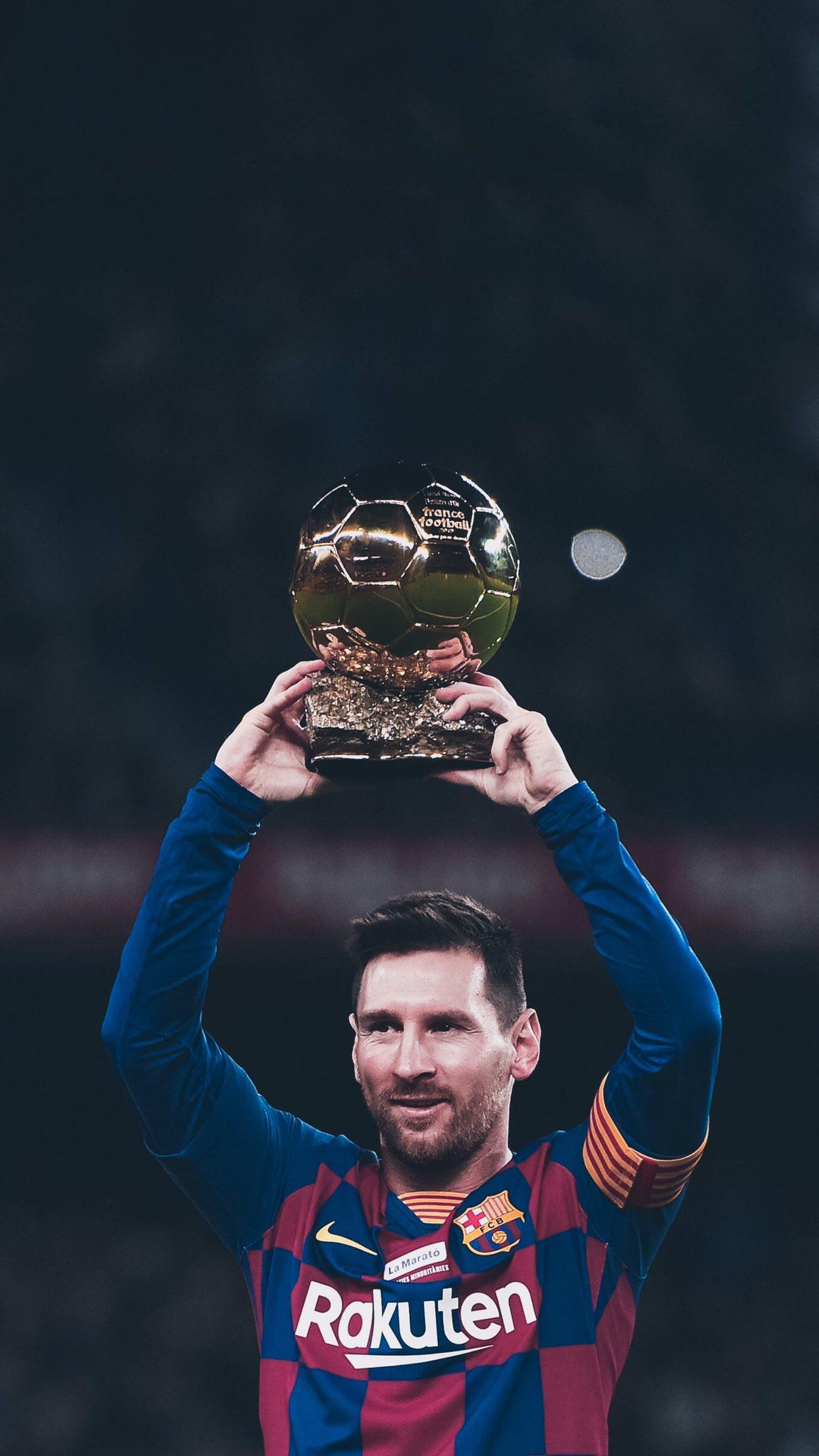 1152x2048 Barça Universal On X: Messi Ballon D'Or Wallpaper Lockscreen. X