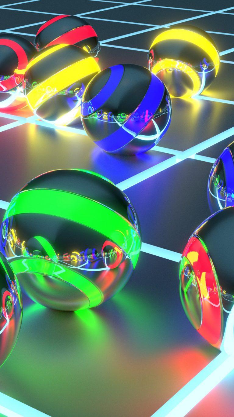Neon Ball Wallpapers - Top Free Neon Ball Backgrounds - WallpaperAccess