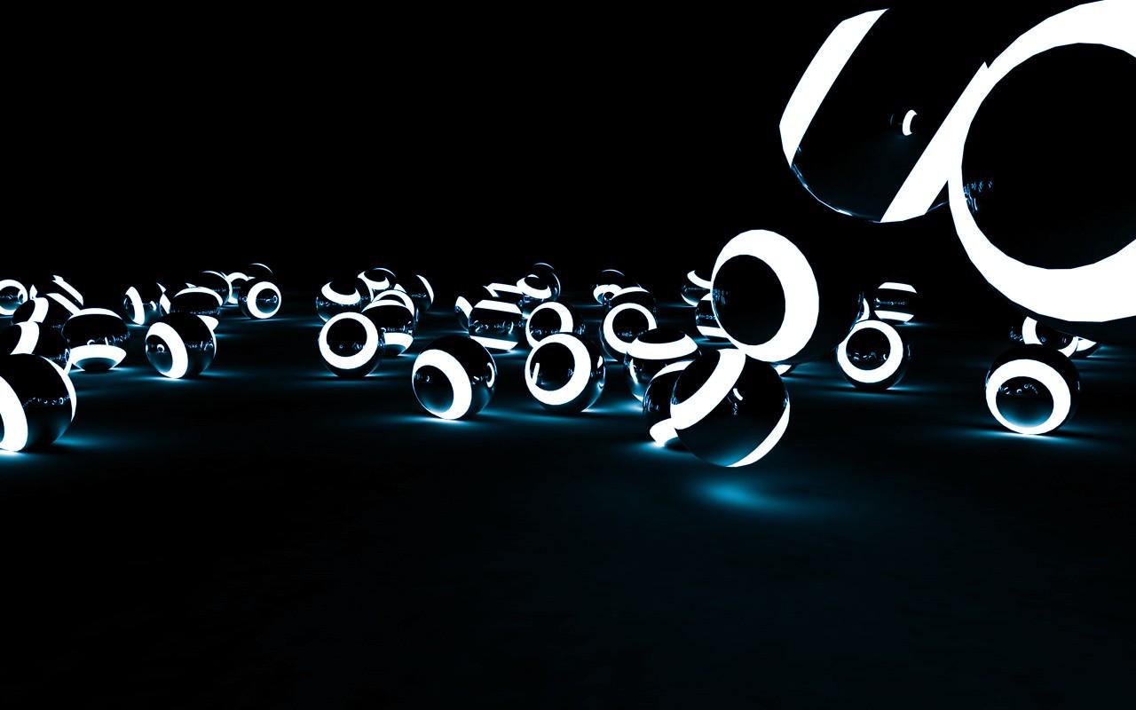 1280x800 Light Balls Neon Wallpaper