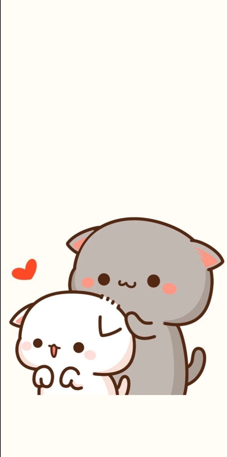 Peach and Goma Cuddling  Mochi Peach Cat Throw Pillow by misoshop  Cute  anime cat Cute cartoon drawings Cute bear drawings