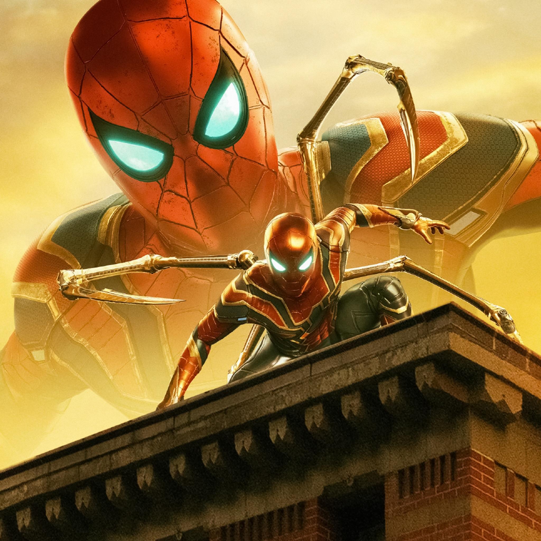 2048x2048 Spider Man: Far From Home Wallpaper 4K, Iron Spider, Spiderman