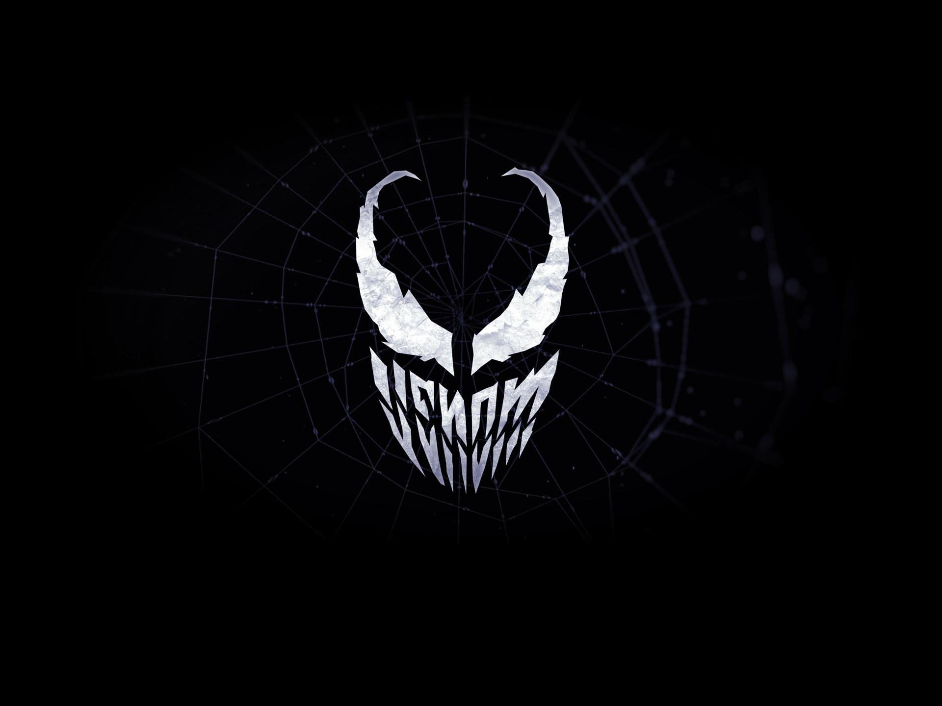 1920x1440 Wallpaper 4k Venom Minimalist Logo 4k Wallpaper