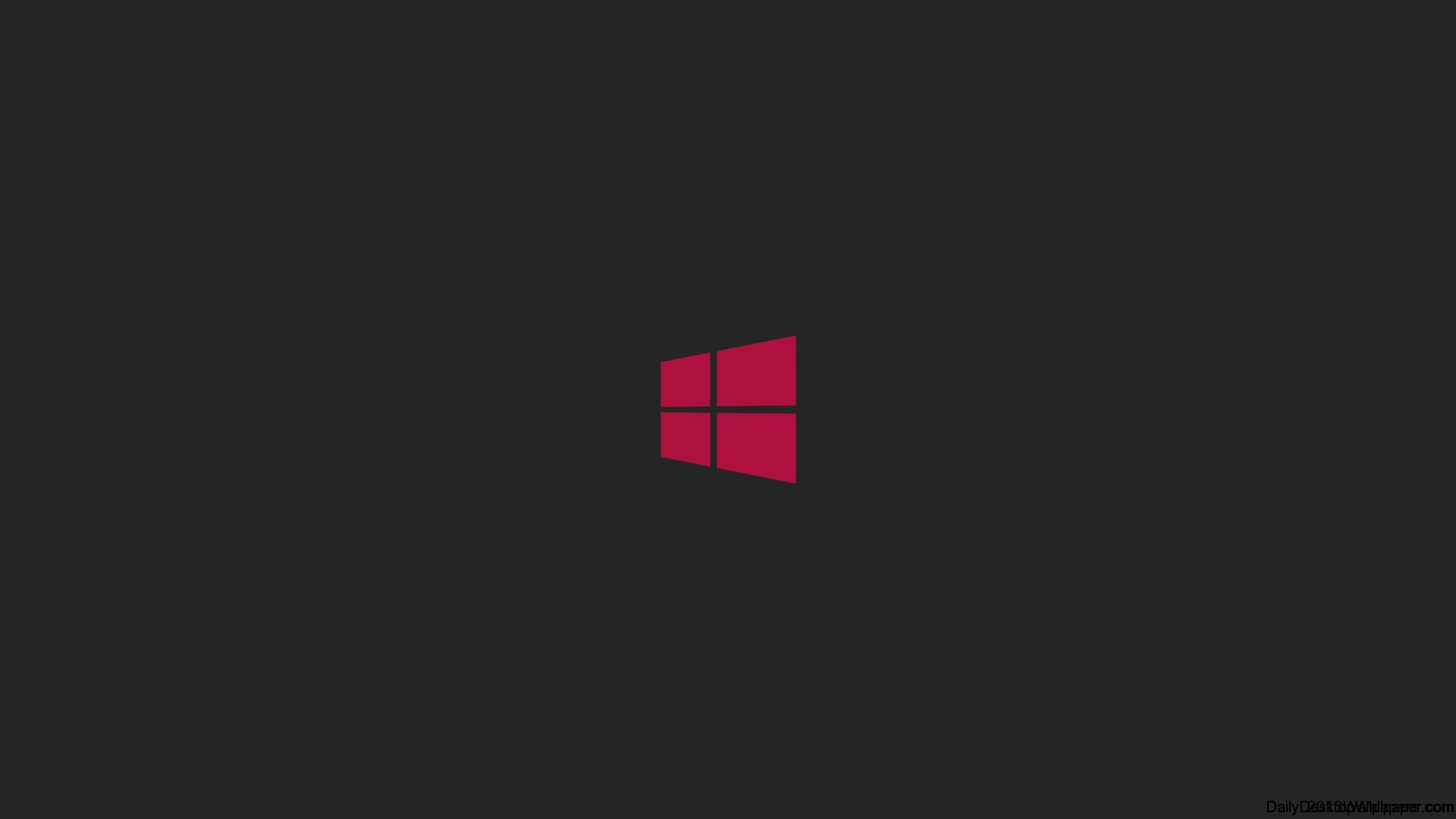 1920x1080 Windows 10 Logo Minimal Wallpaper