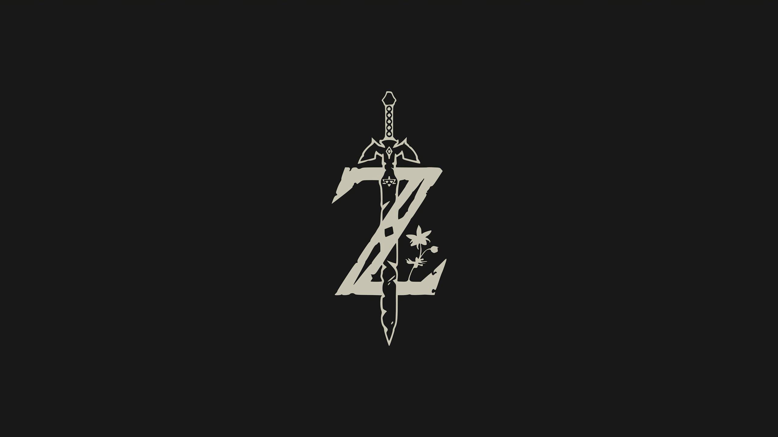 2560x1440 the legend of zelda minimal logo 4k MacBook Air Wallpaper Download
