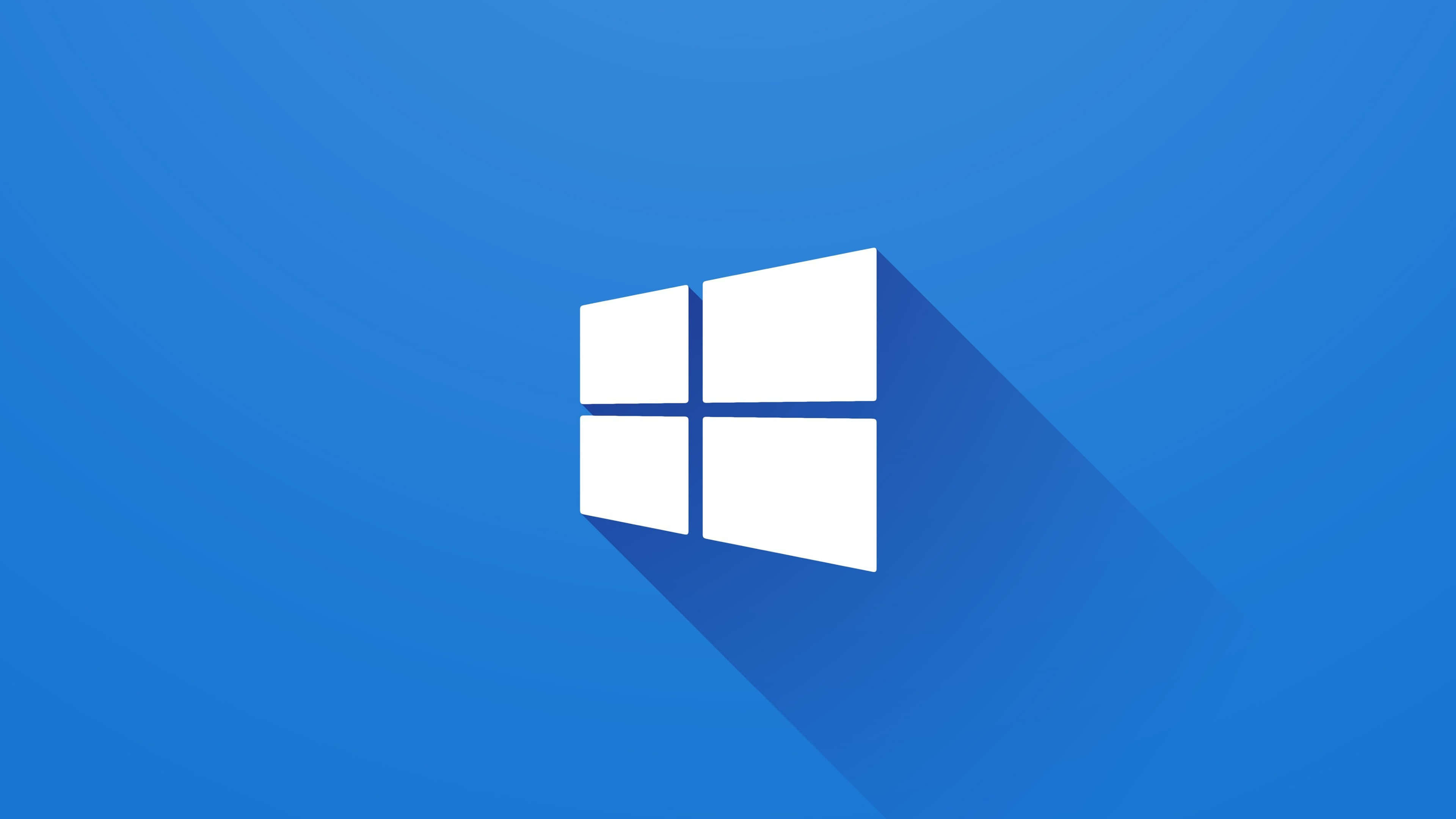 3840x2160 Windows 10 Minimalist Logo Wallpaper