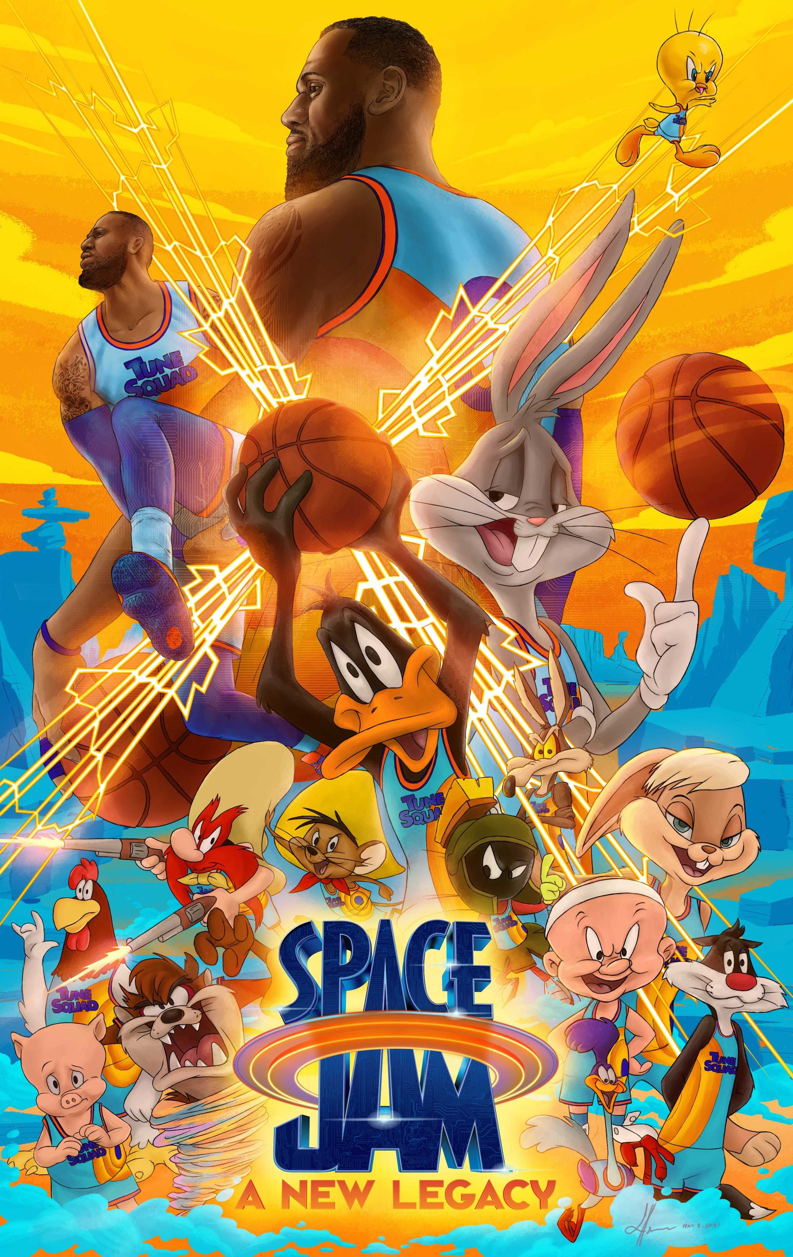 2583x4096 Space Jam Wallpaper