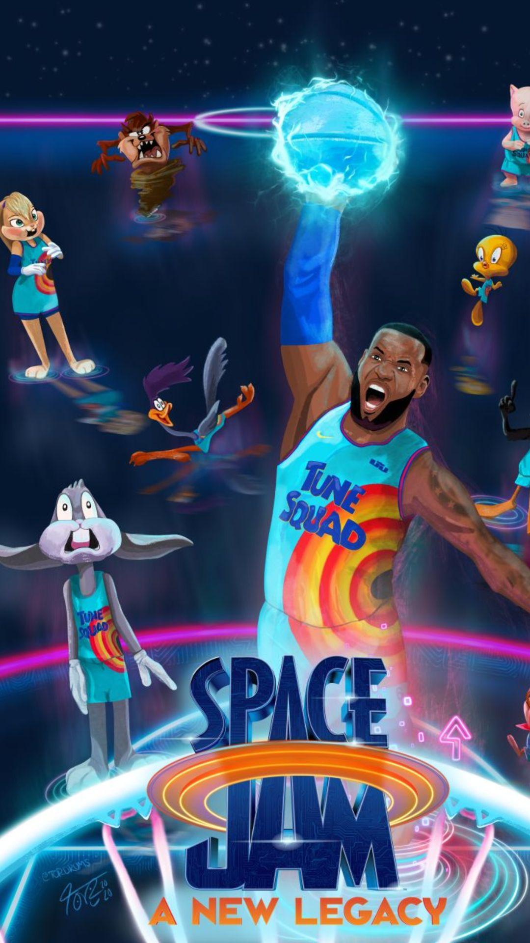 1080x1920 Space Jam 2 Wallpaper Space Jam A New Legacy Wallpaper Download