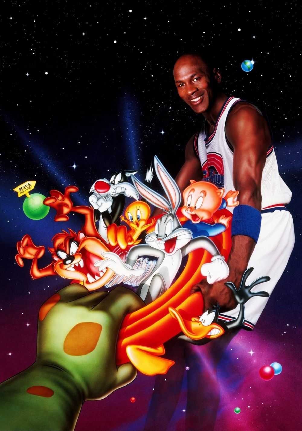 1000x1426 Space Jam Background