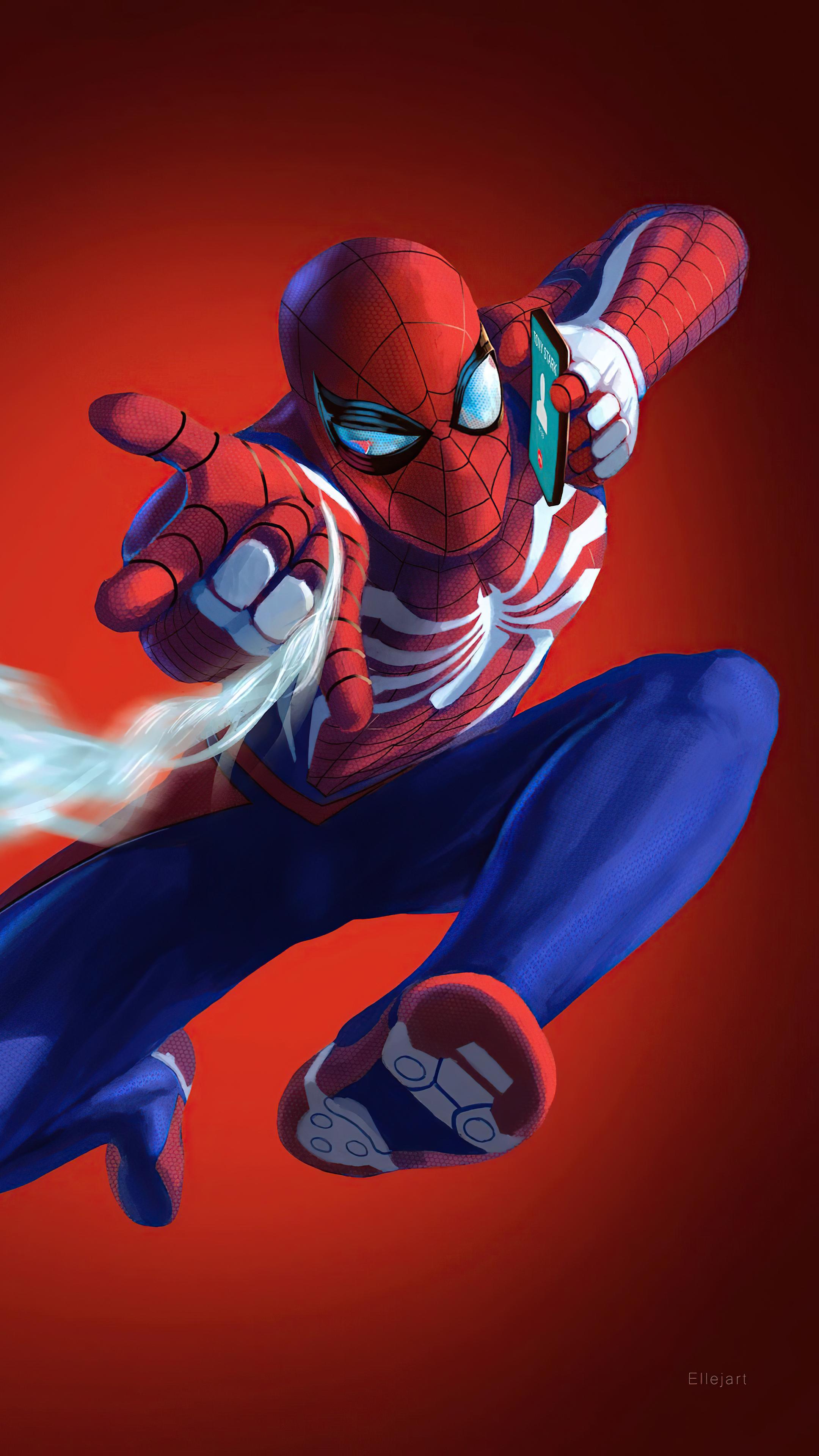 2160x3840 Spiderman On Phone 4k Sony Xperia X, XZ, Z5 Premium HD 4k Wallpaper, Image, Background, Photo and Picture