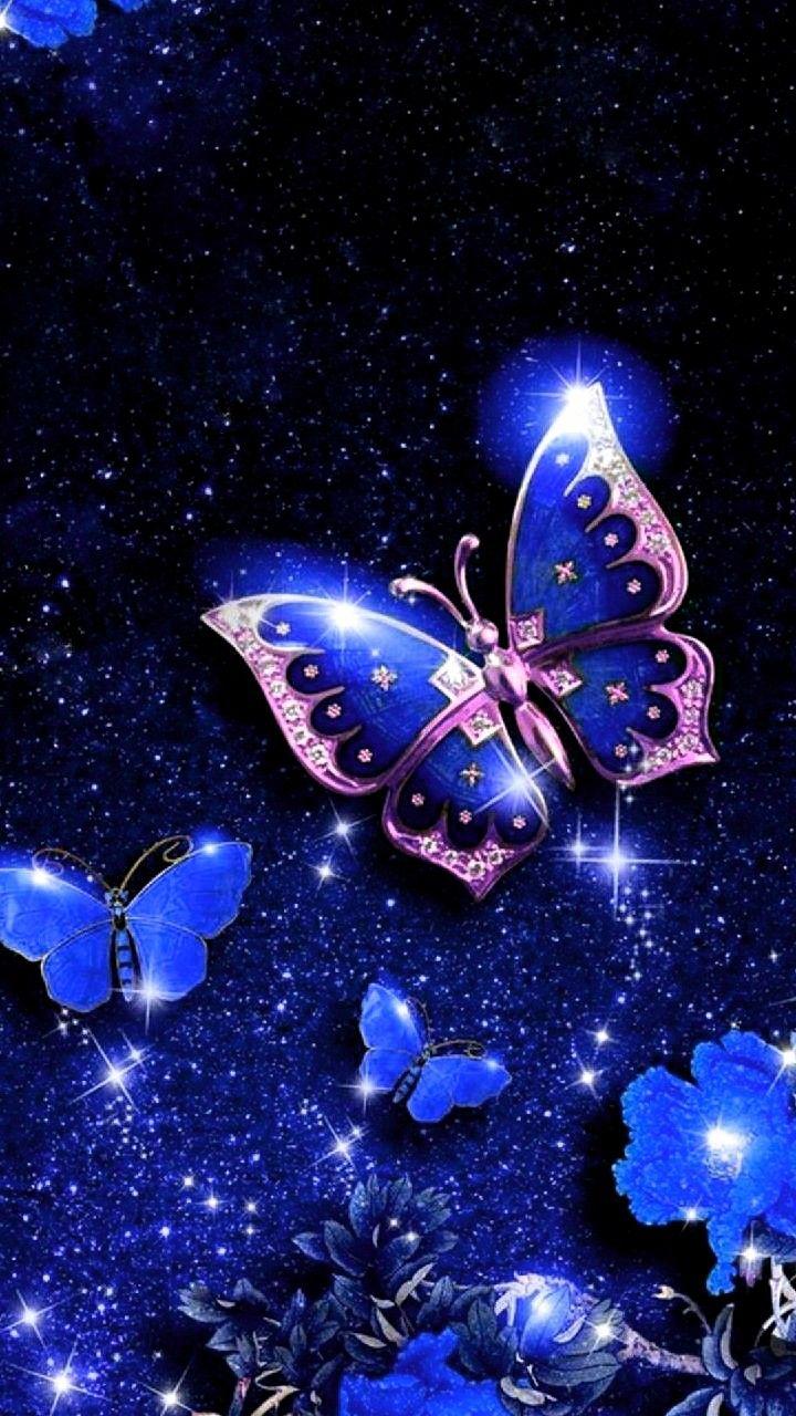 Dark Blue Butterfly Wallpapers - Top Free Dark Blue Butterfly ...