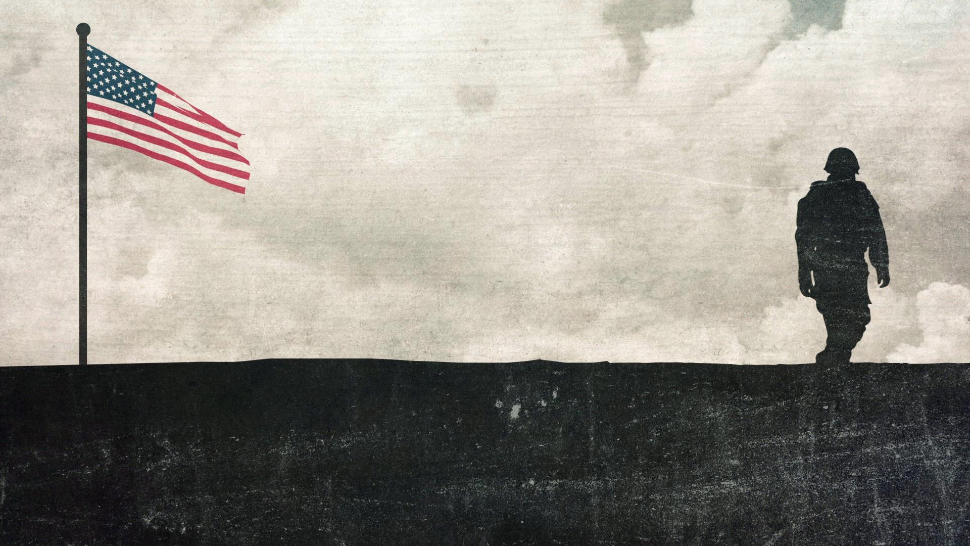 1920x1080 Honoring Veterans Title 01 Blank. Motion Video Background