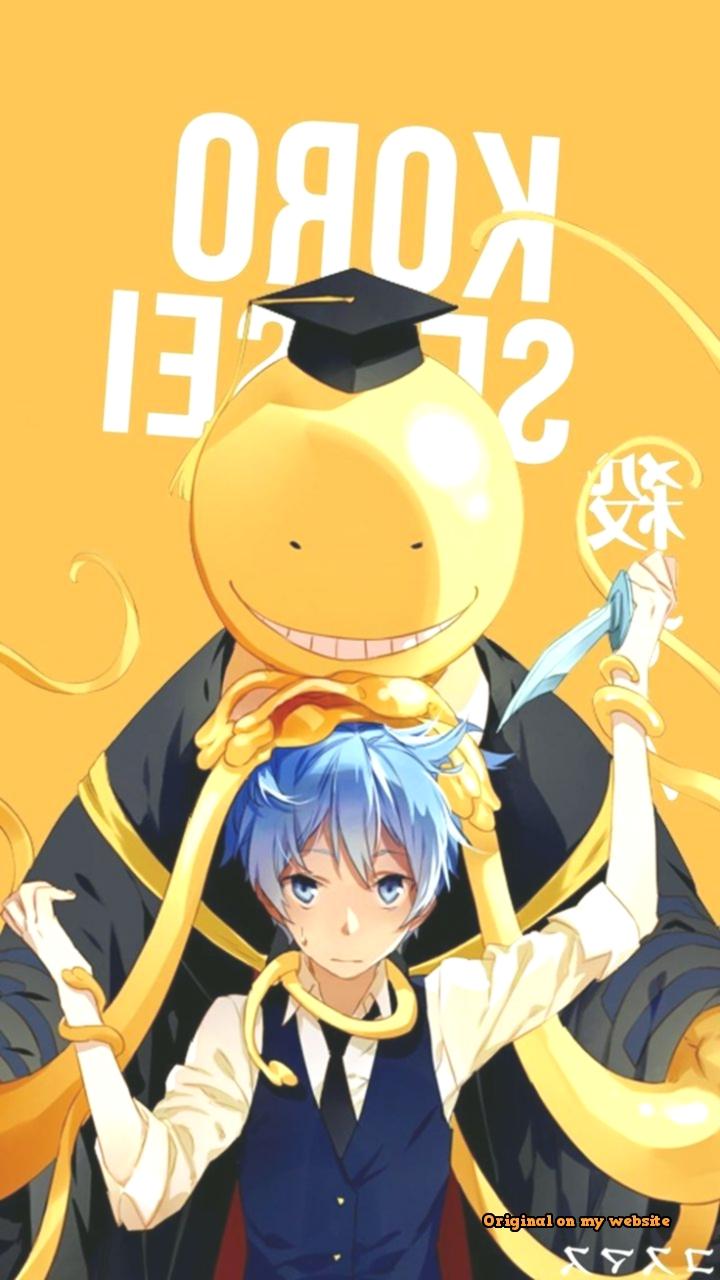 720x1280 koro sensei wallpaper, cartoon, anime, illustration, uniform, fiction, cg artwork