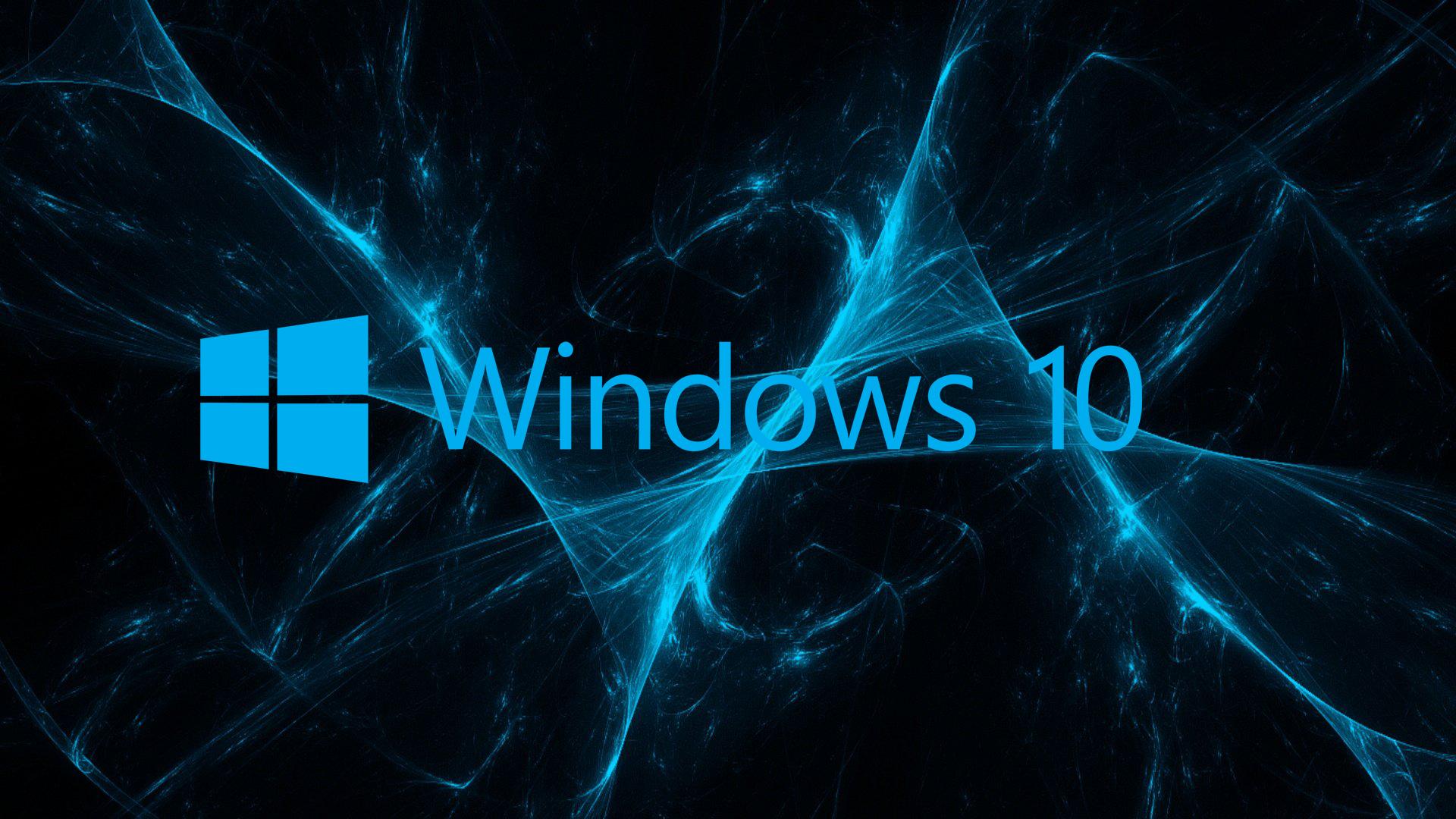 1920x1080 of 10 Abstract Windows 10 Background and Logo with Blue Grunge Wallpaper. Wallpaper Download. High Resolution Wallpaper