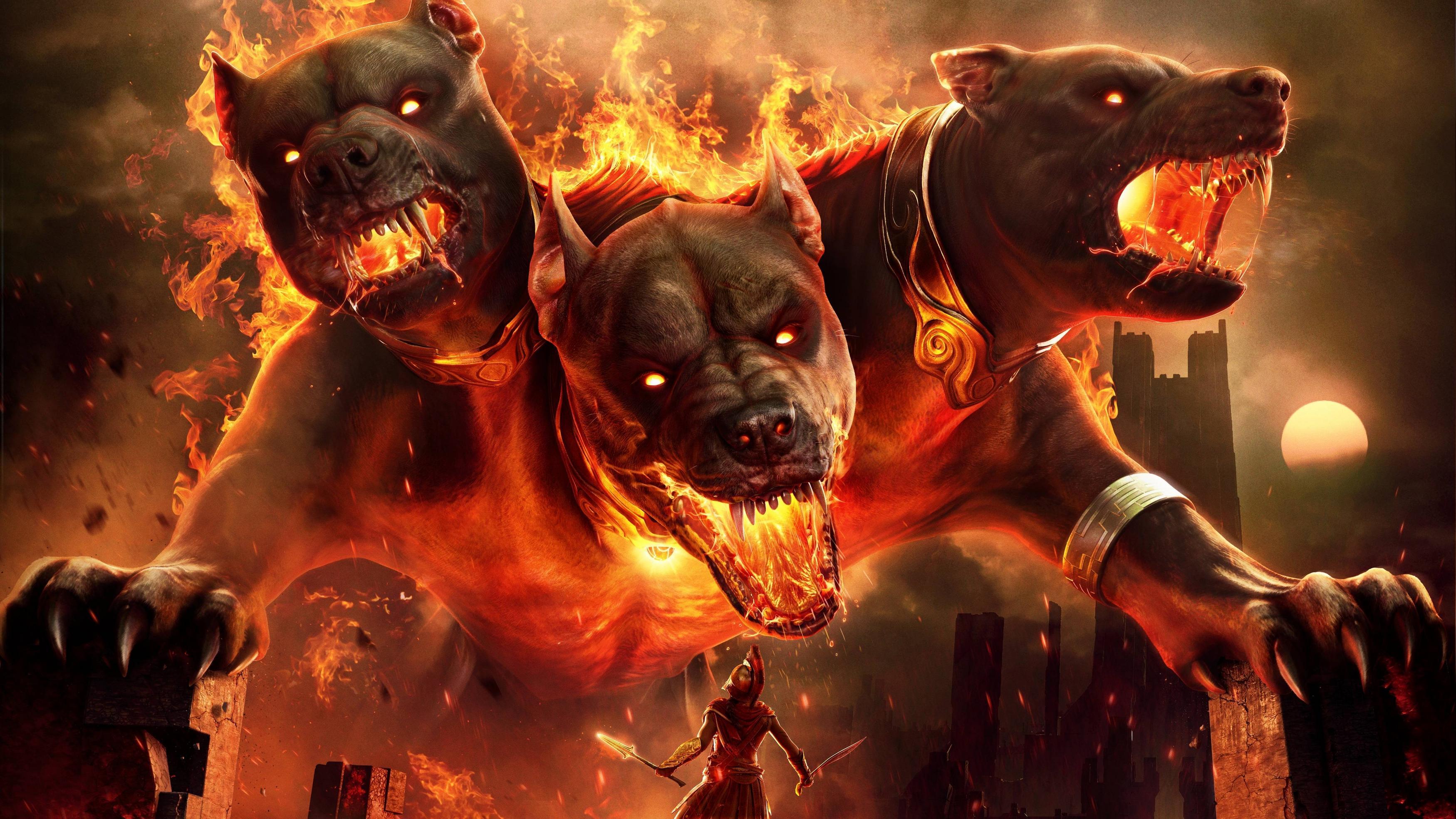 3500x1969 Cerberus Assassins Creed Odyssey Wallpaper, HD Games 4K Wallpaper, Image, Photo and Background