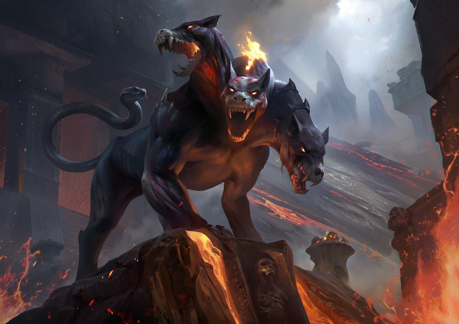 1920x1356 Fantasy Cerberus HD Wallpaper