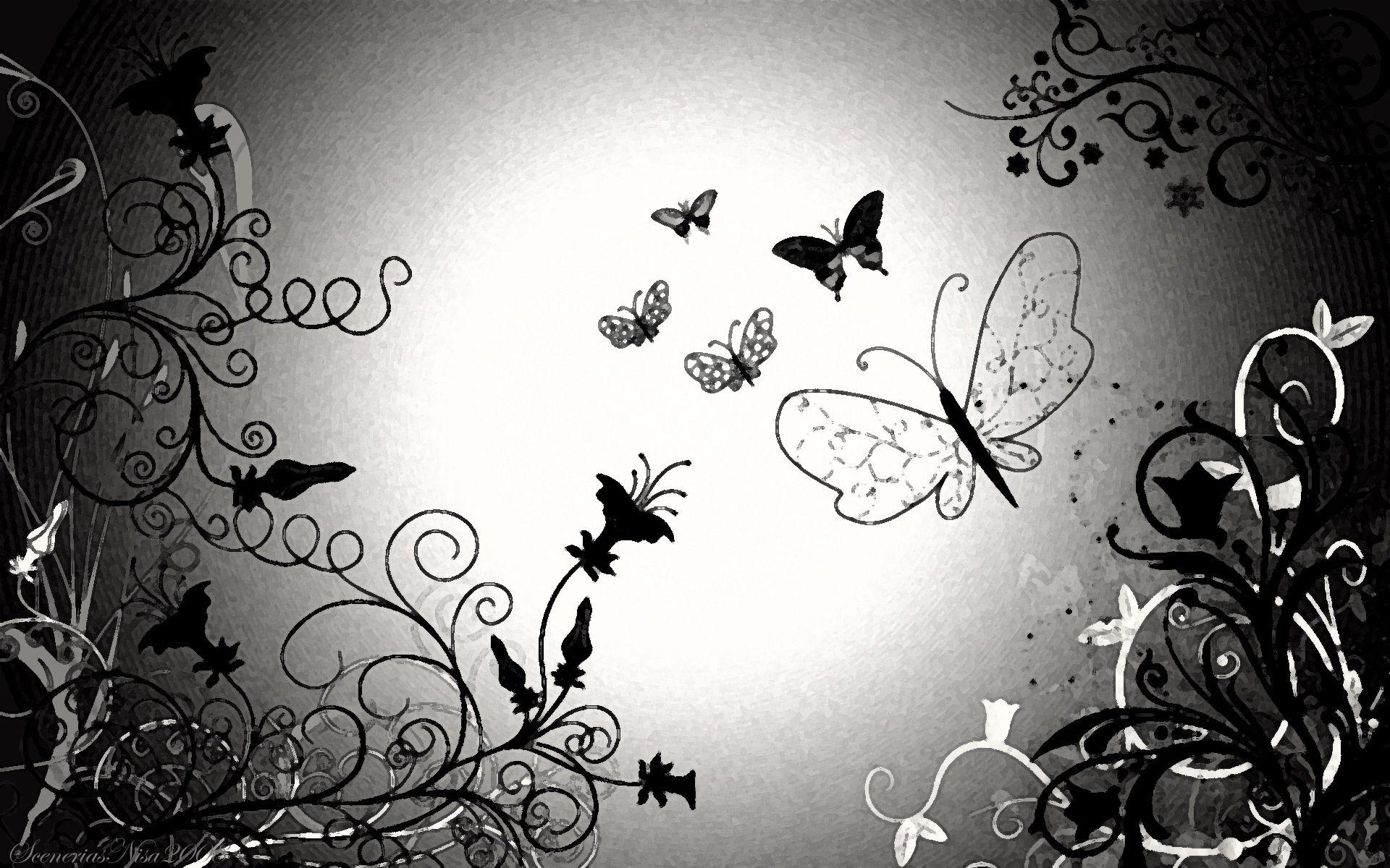 1920x1200 Free download Black And White Butterfly Wallpaper HD [1920x1200] for your Desktop, Mobile & Tablet. Explore HD Black And White Wallpaper. Black and White Arrow Wallpaper, Black Wallpaper for