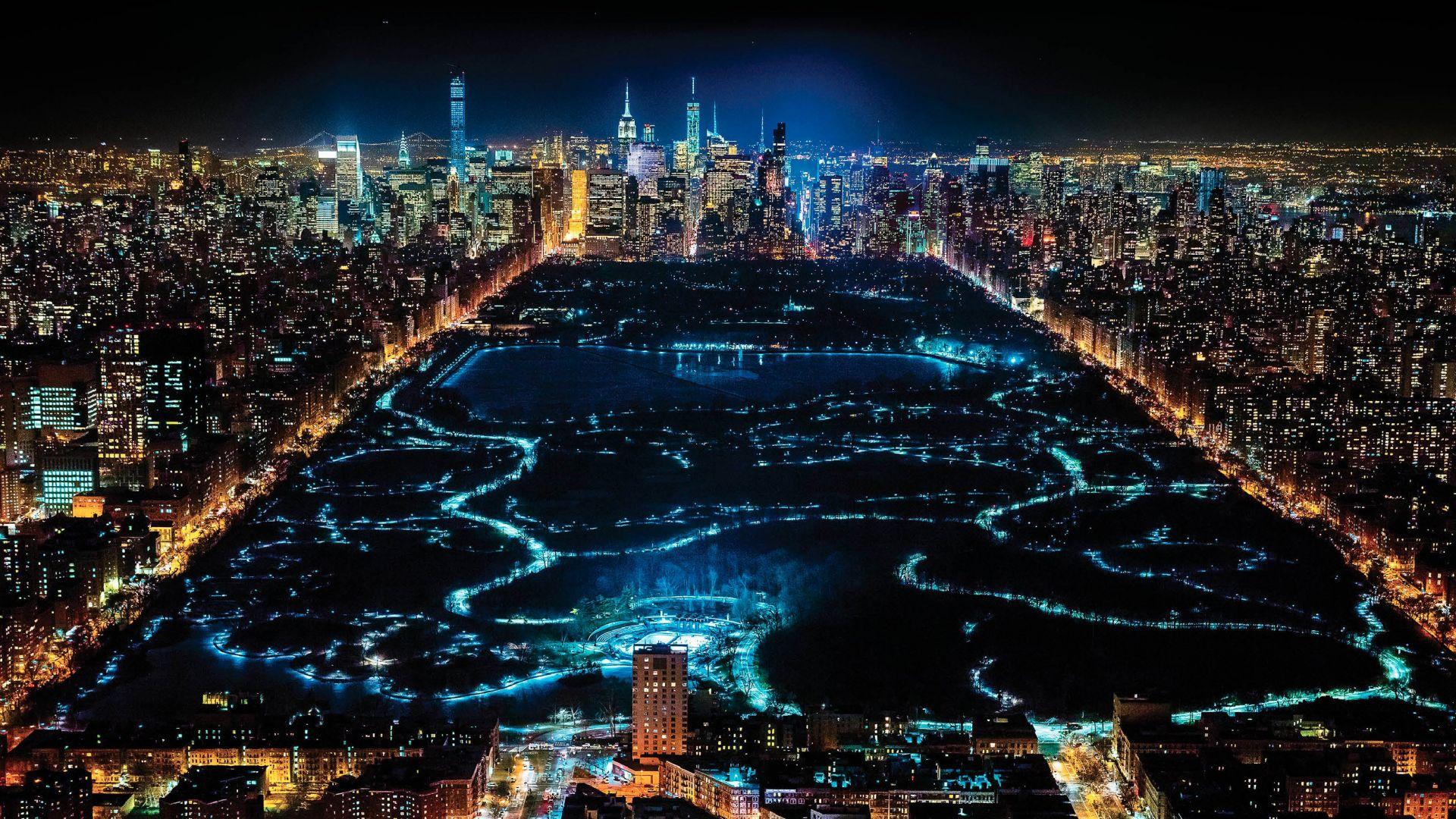 1920x1080 Desktop Wallpaper New York City In Night, HD Image, Picture, Background, Twsm9x
