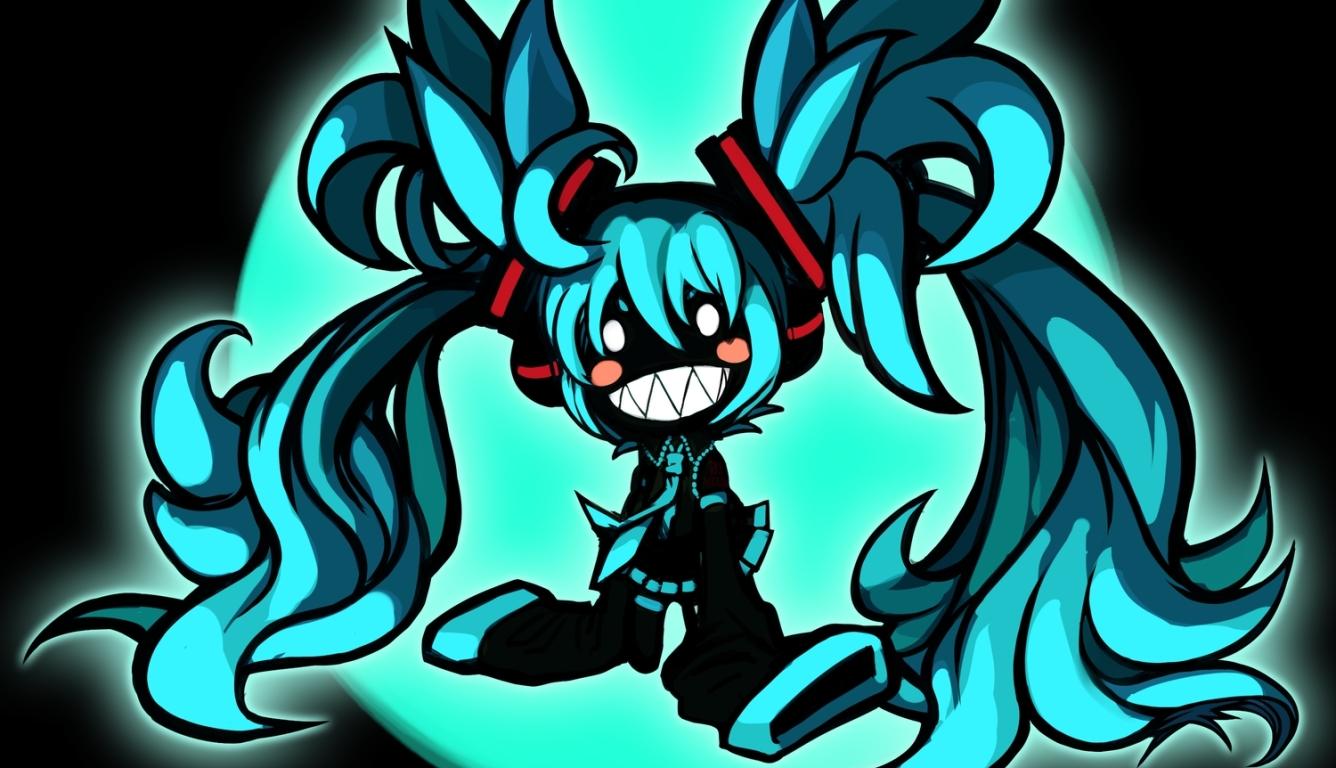 1336x768 chibi, hatsune miku, anime HD Laptop Wallpaper, HD Anime 4K Wallpaper, Image, Photo and Background