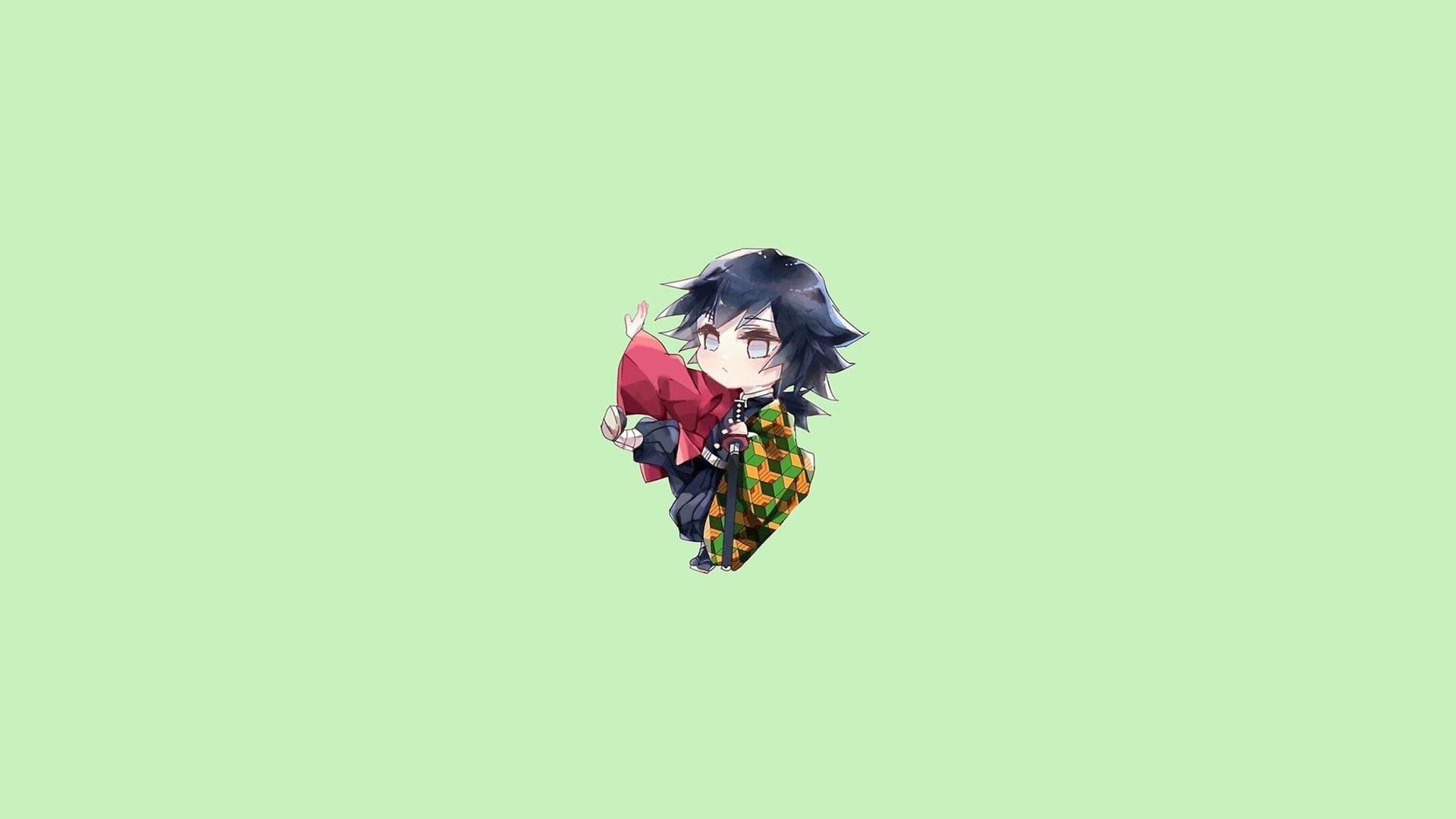 1920x1080 Best HD Demon Slayer Chibi Wallpaper
