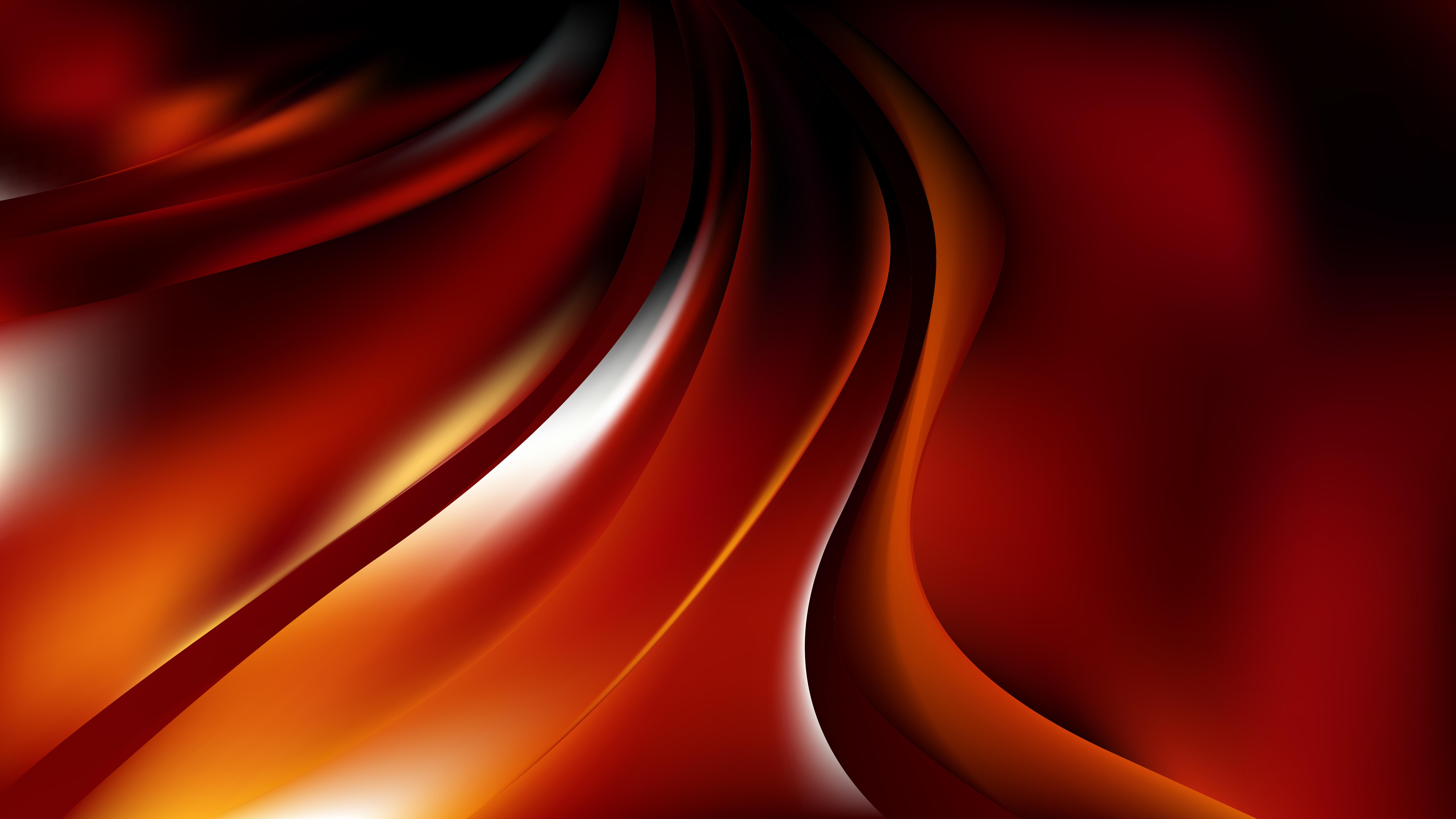 8000x4500 Free Abstract Red and Black Curve Background Vector Art