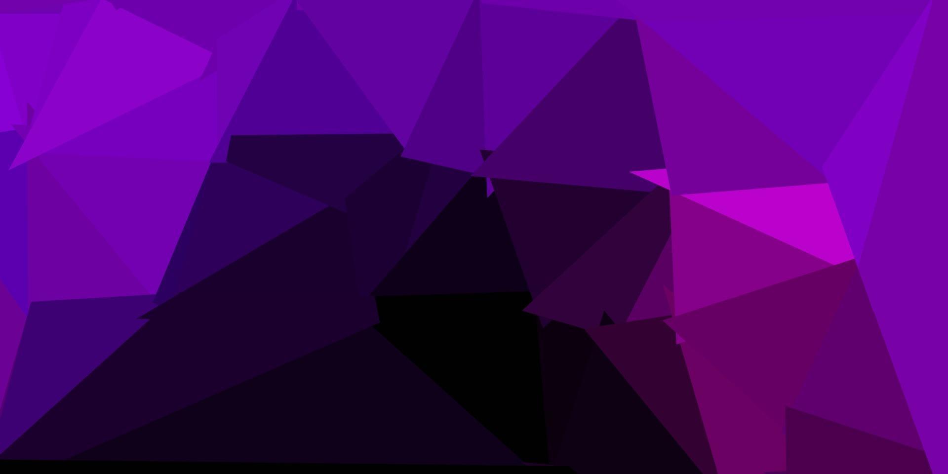 1920x960 Dark purple vector geometric polygonal wallpaper