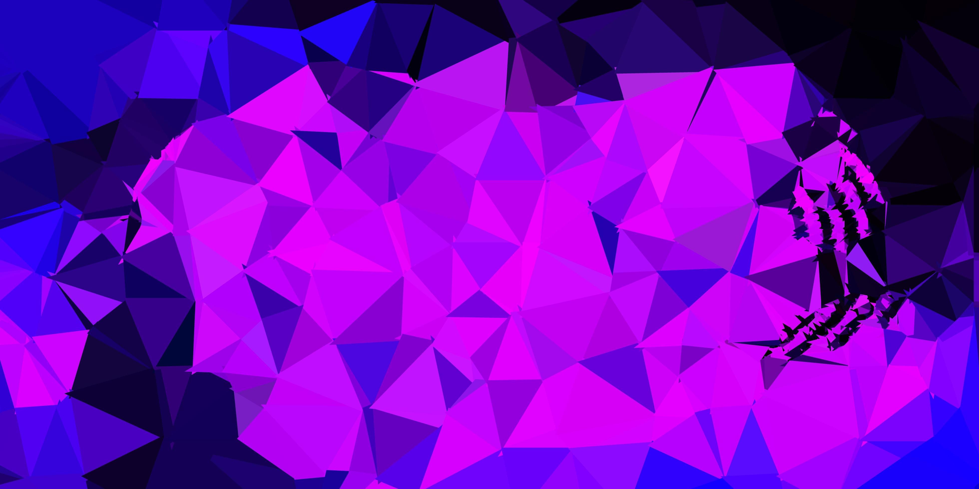 3920x1960 Light purple vector geometric polygonal wallpaper