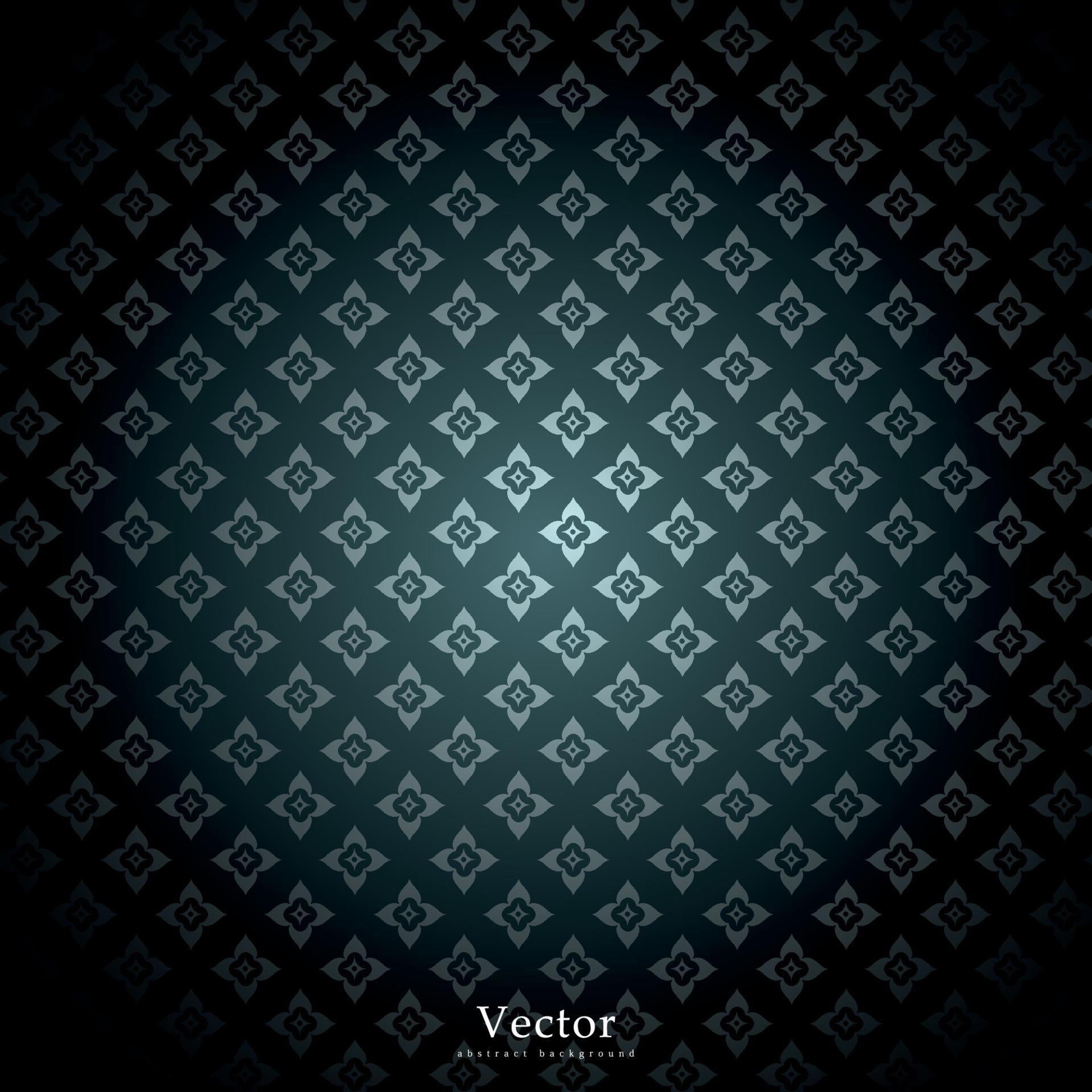 1920x1920 Dark floral diamond wallpaper background