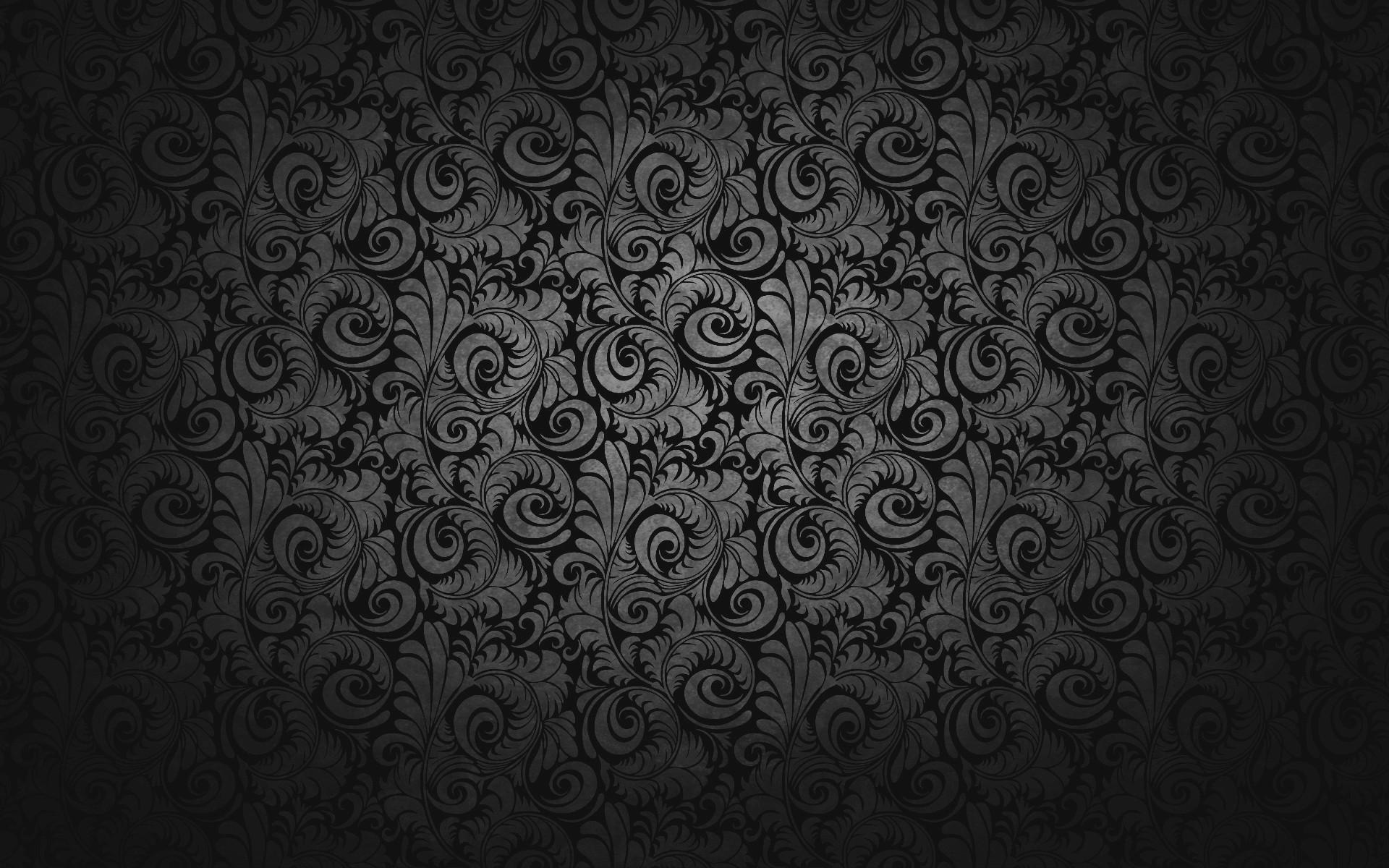 1920x1200 dark, Floral, Vector Art, Pattern Wallpaper HD / Desktop and Mobile Background