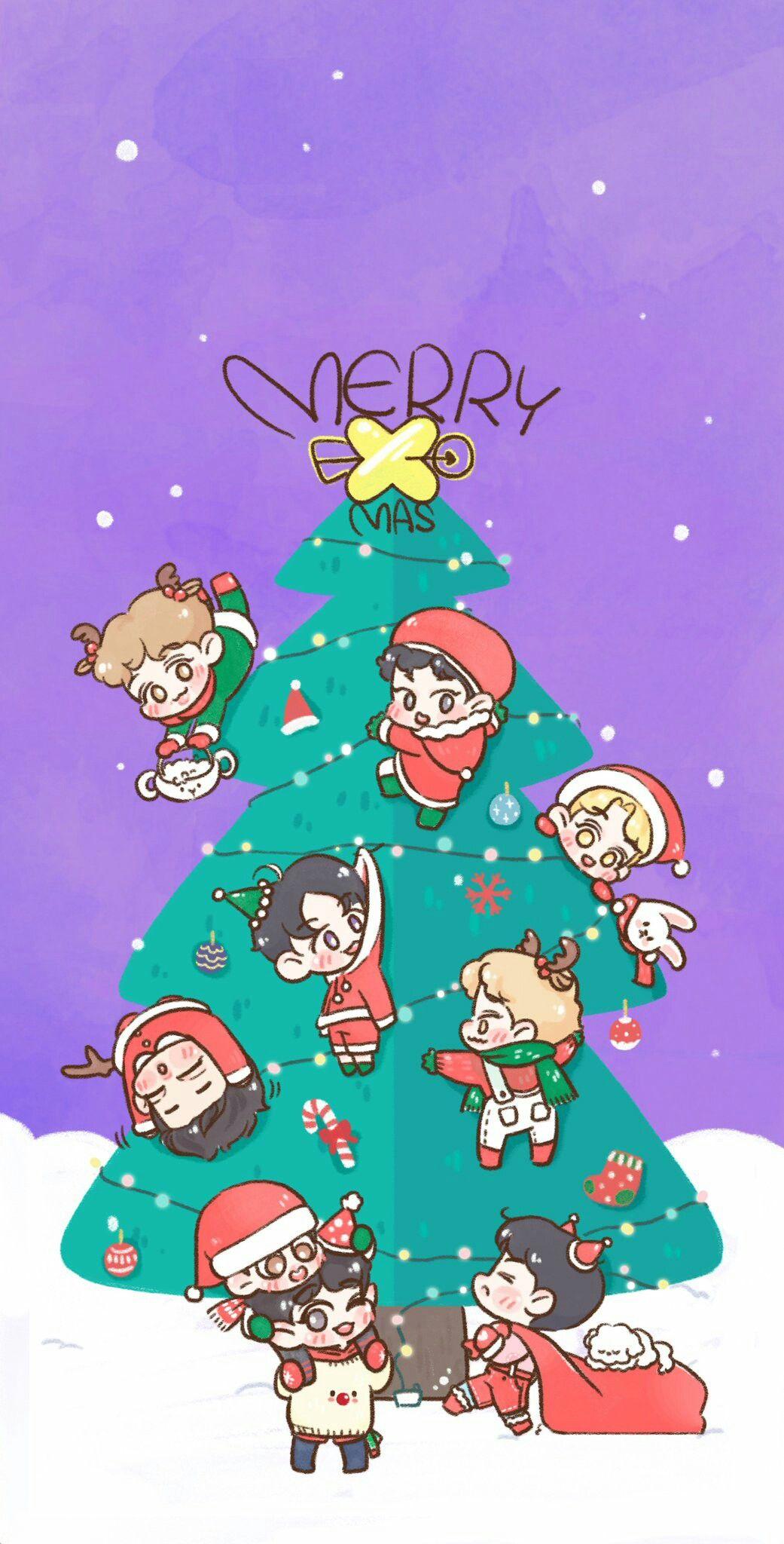 EXO Christmas Wallpapers - Top Free EXO Christmas Backgrounds ...