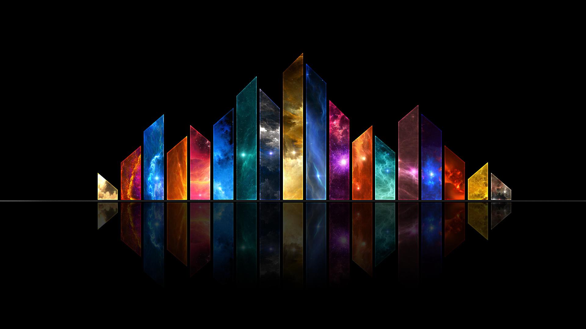 1920x1080 Cosmic, spectrum, background, universe, color