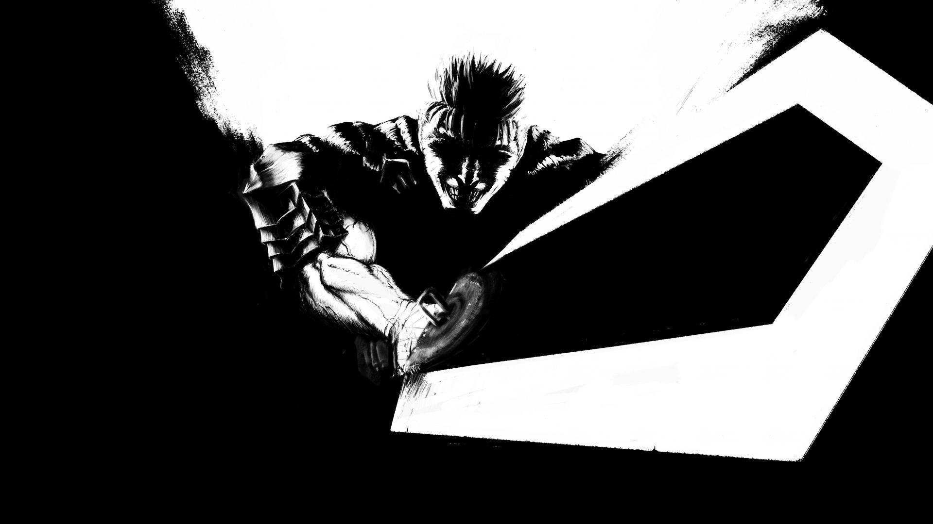 1920x1080 Desktop Wallpaper Kentarou Miura, Berserk, Dark, Minimal, Anime, 5k, HD Image, Picture, Background, Cf1c6d