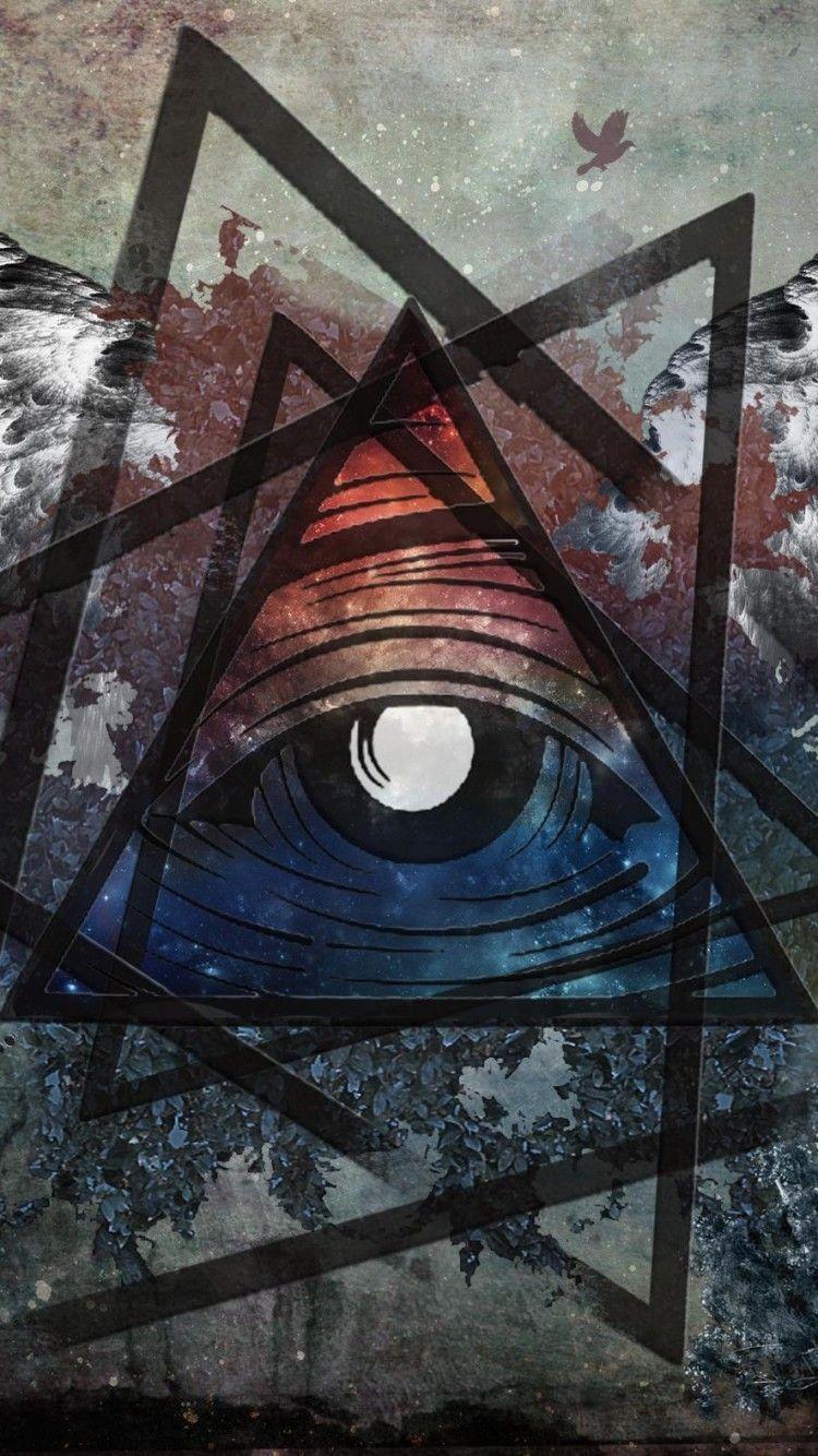 750x1334 Illuminati Eye Wallpaper
