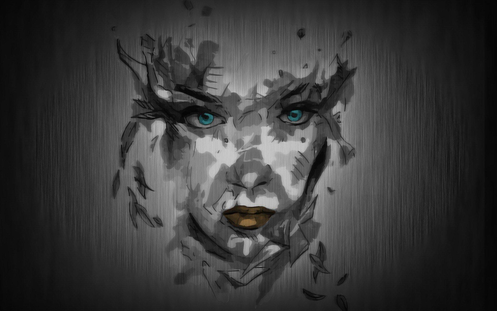 1920x1200 light, Women, Music, Night, Stars, Metal, Sketches, Trap Wallpaper HD / Desktop and Mobile Background