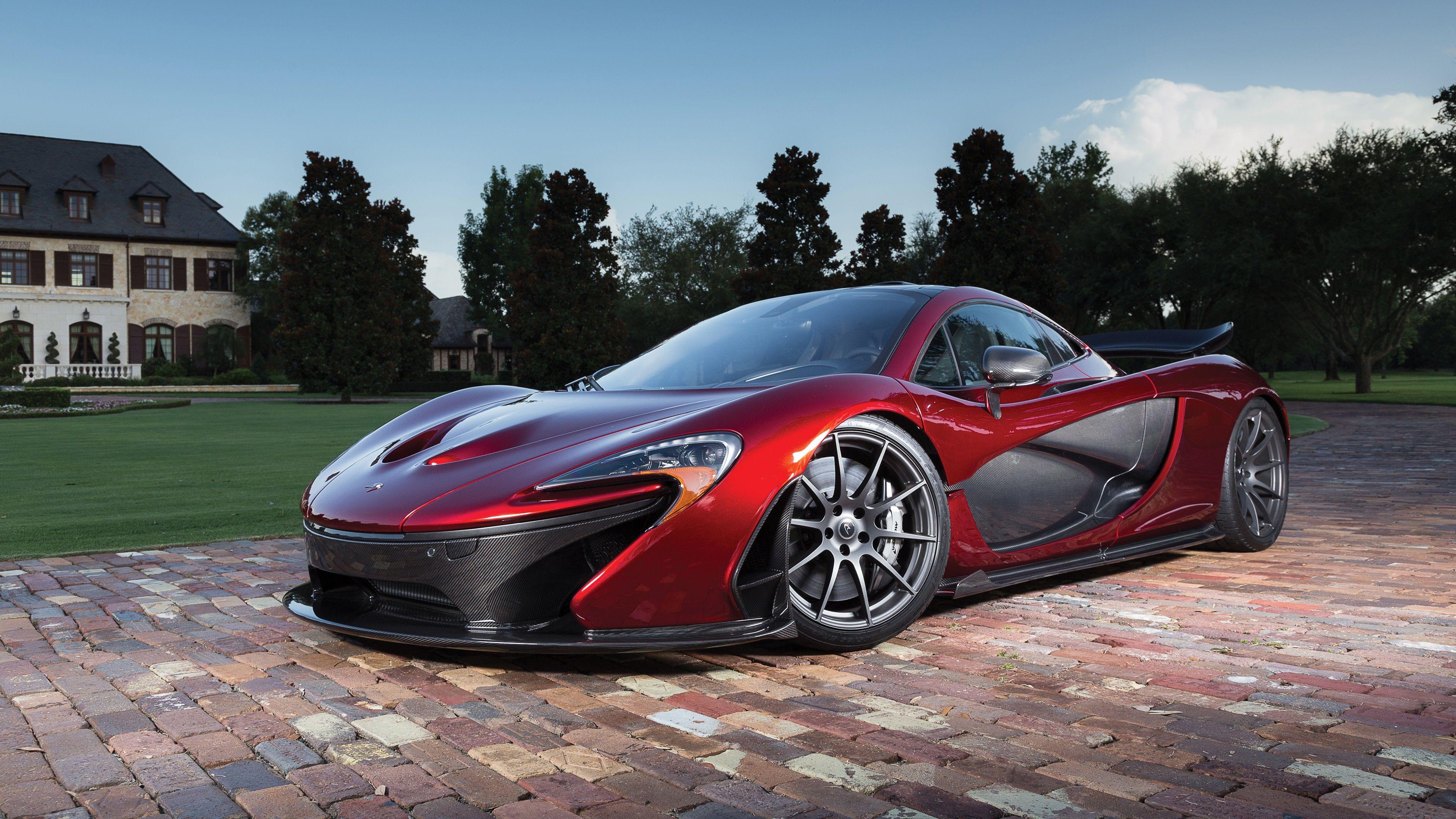 3840x2160 Wallpaper McLaren P1 red supercar at dusk 3840x2160 UHD 4K Picture