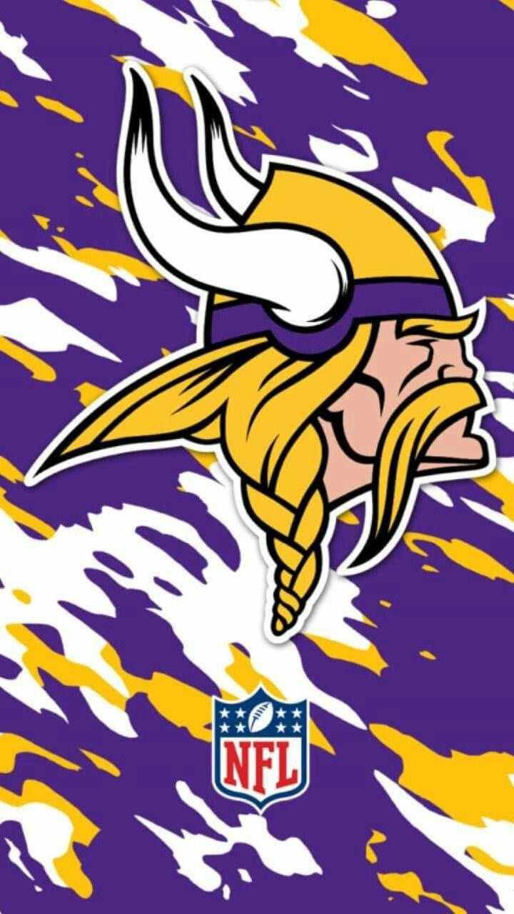 Download Minnesota Vikings Primary Logo Wallpaper